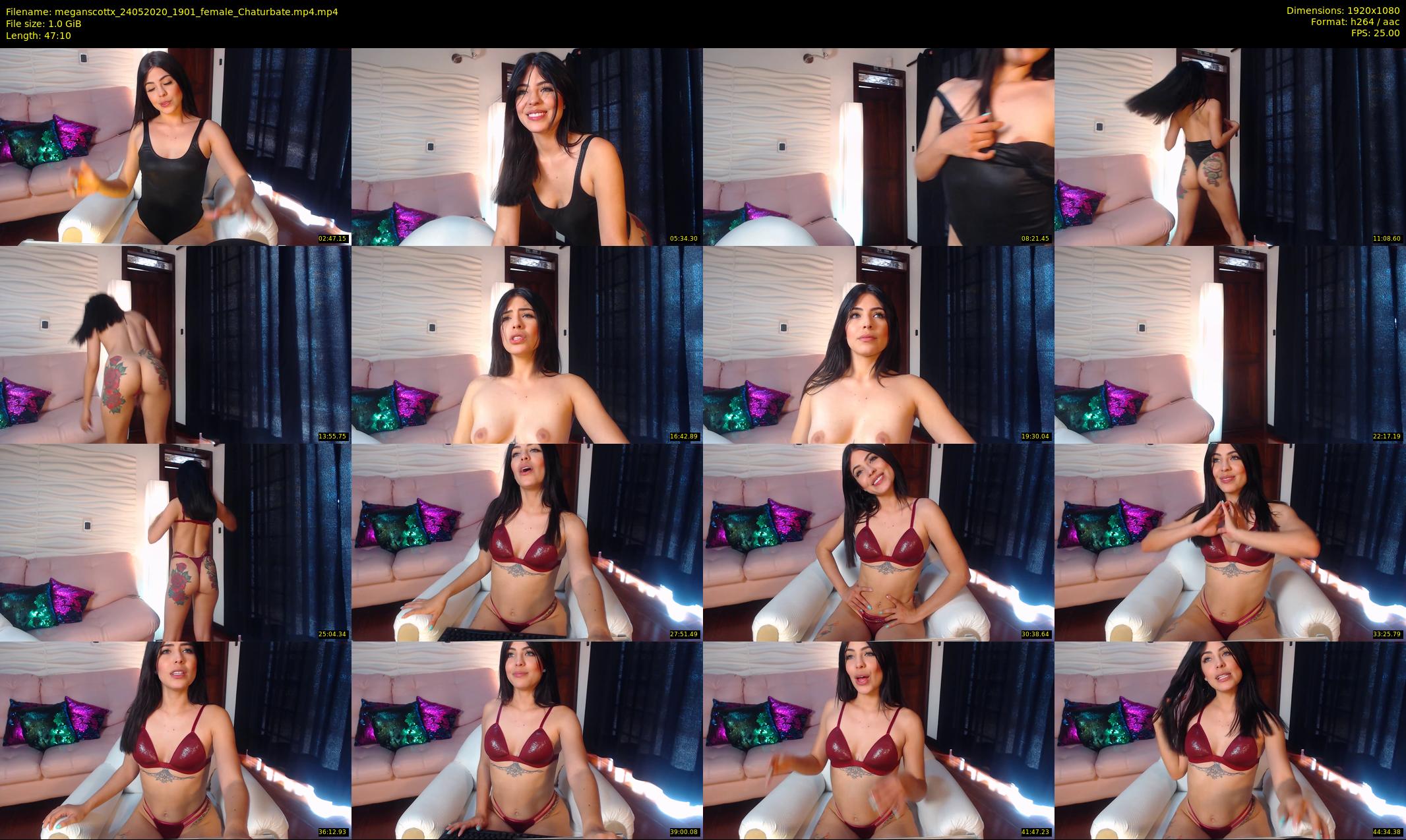 meganscottx — 48 minute Chaturbate female cam show recording, 1080p, May 24, 2020