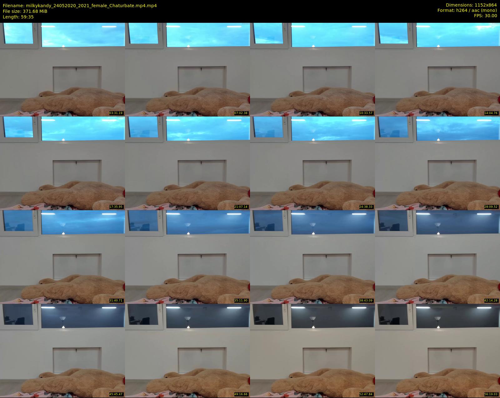 milkykandy — 60 minute Chaturbate female cam show recording, 720p, May 24, 2020