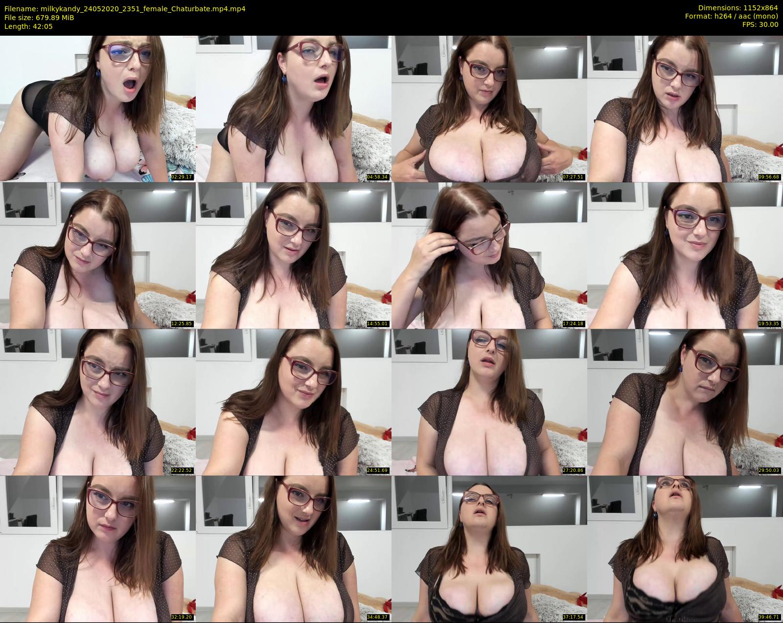 milkykandy — 43 minute Chaturbate female cam show recording, 720p, May 24, 2020