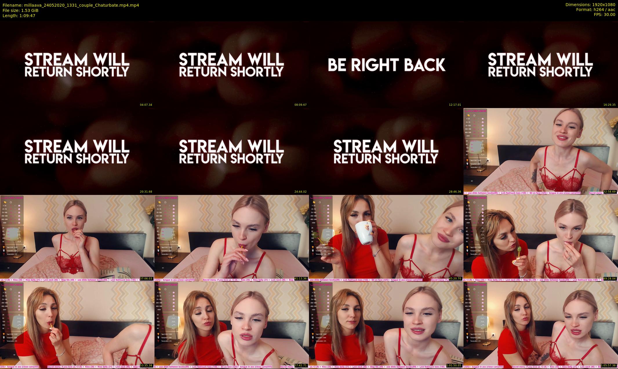 millaava — 70 minute Chaturbate female cam show recording, 1080p, May 24, 2020