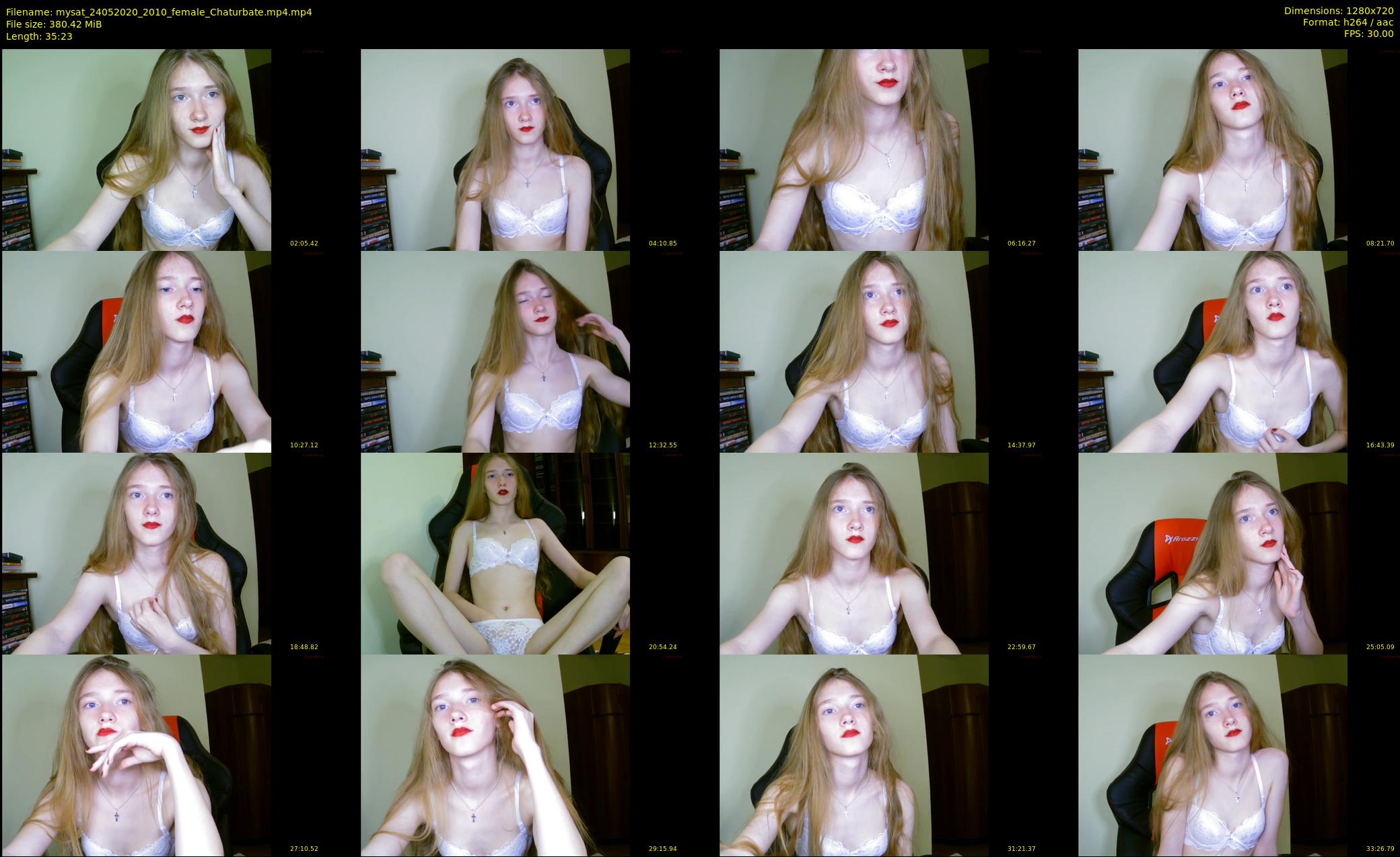 mysat — 36 minute Chaturbate female cam show recording, 720p, May 24, 2020