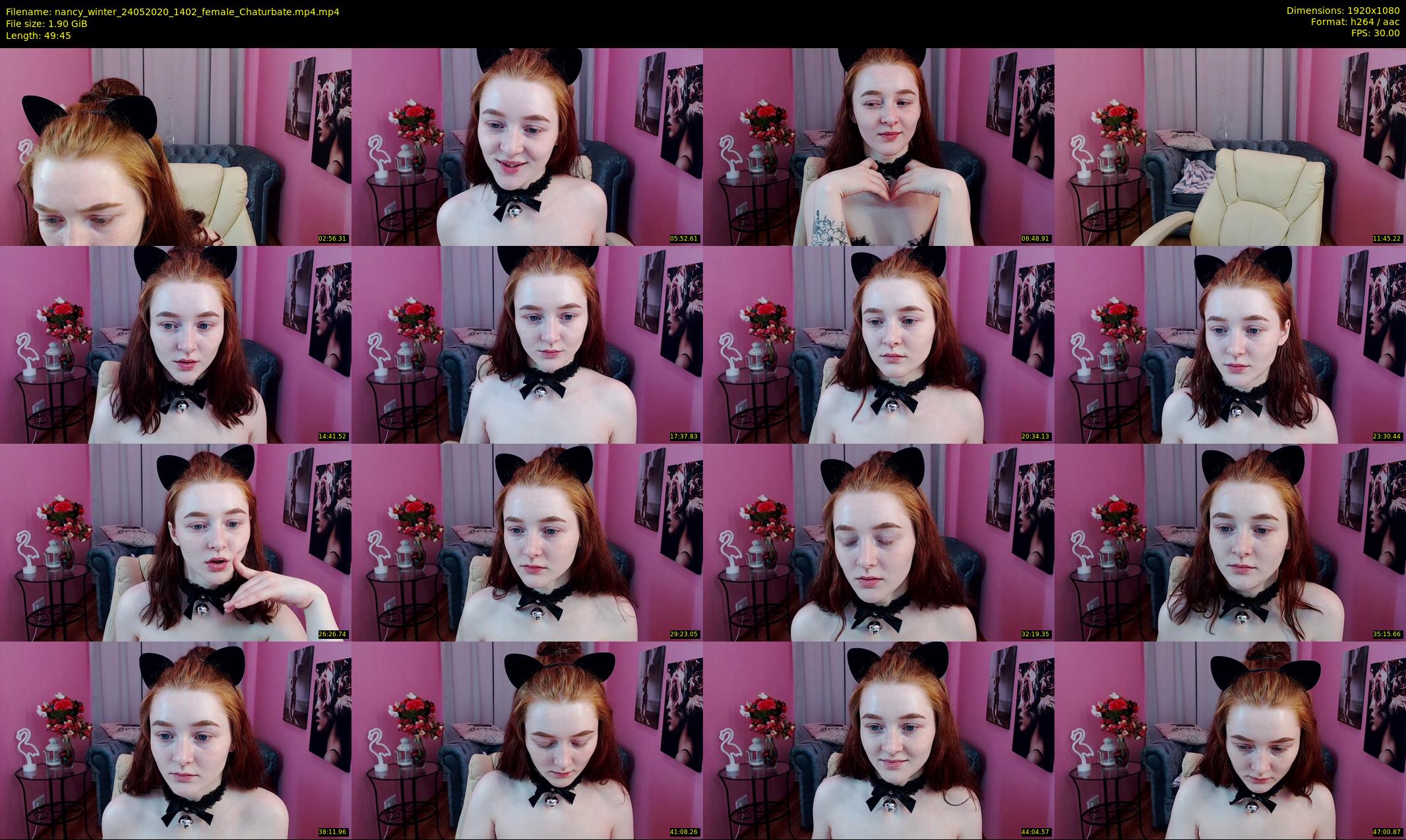 nancy_winter — 50 minute Chaturbate female cam show recording, 1080p, May 24, 2020