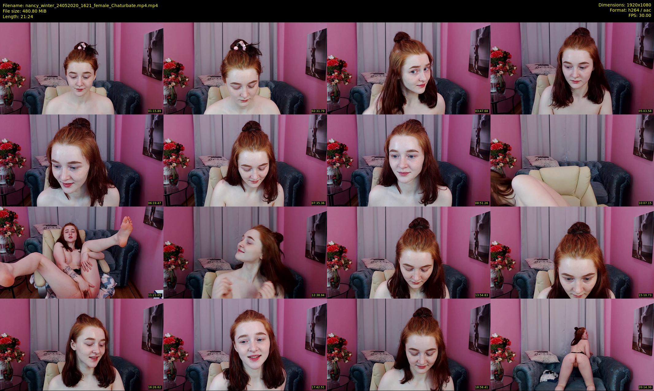 nancy_winter — 22 minute Chaturbate female cam show recording, 1080p, May 24, 2020