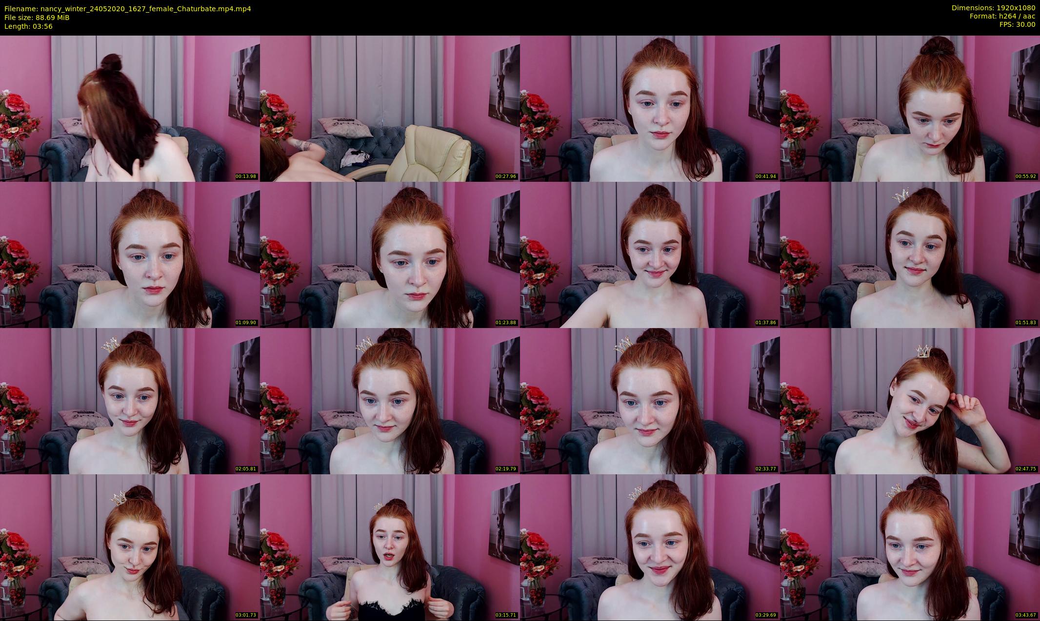 nancy_winter — 4 minute Chaturbate female cam show recording, 1080p, May 24, 2020