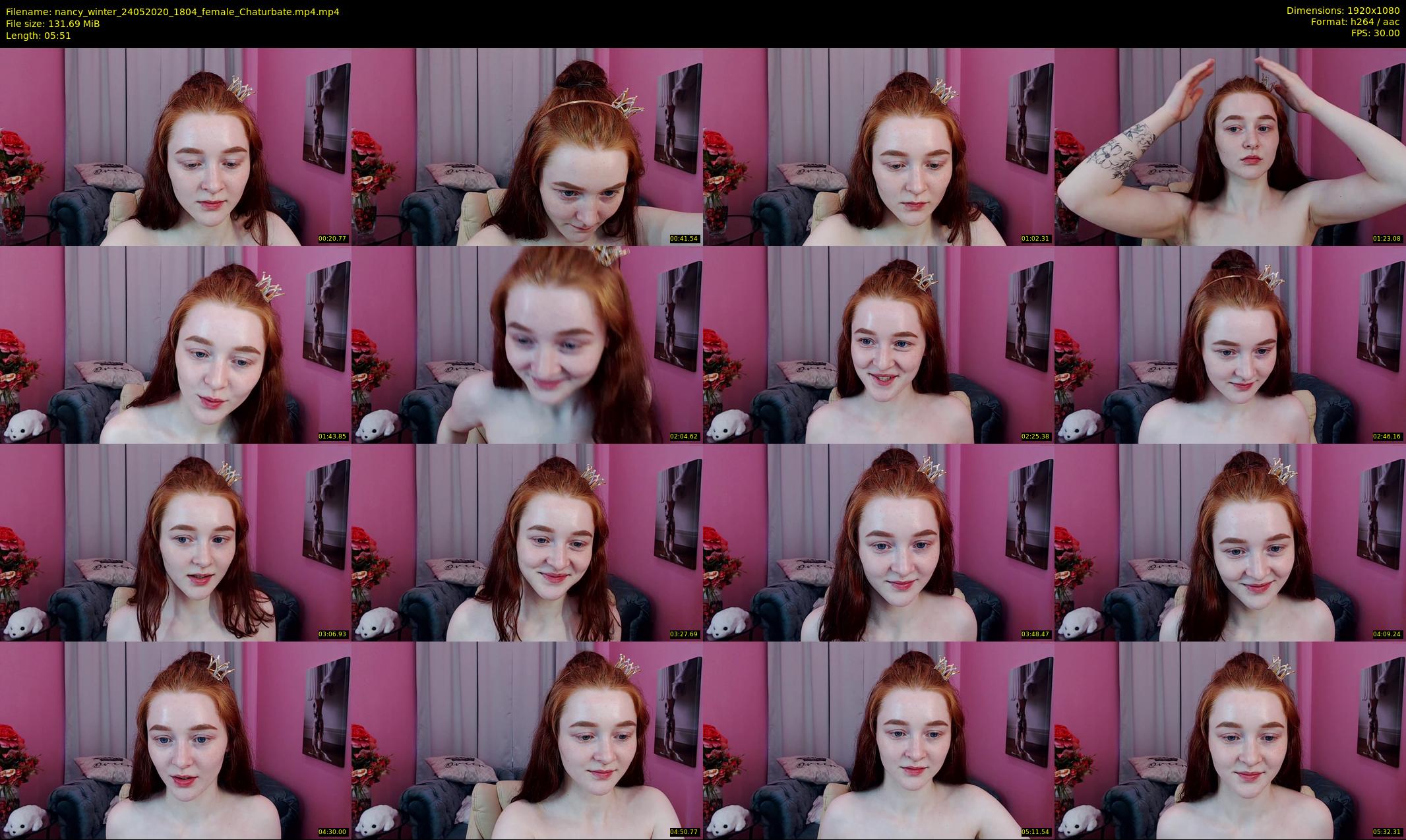 nancy_winter — 6 minute Chaturbate female cam show recording, 1080p, May 24, 2020