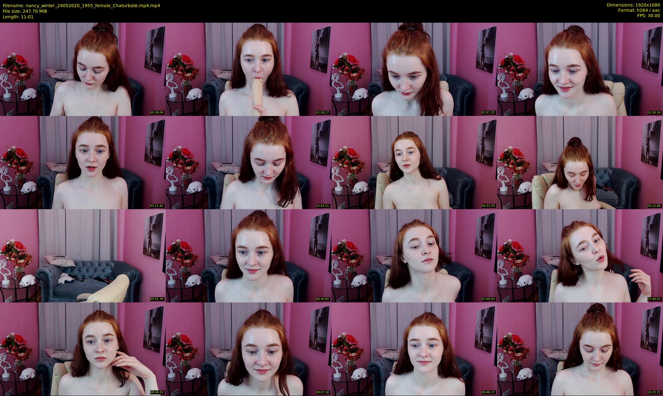 nancy_winter — 12 minute Chaturbate female cam show recording, 1080p, May 24, 2020
