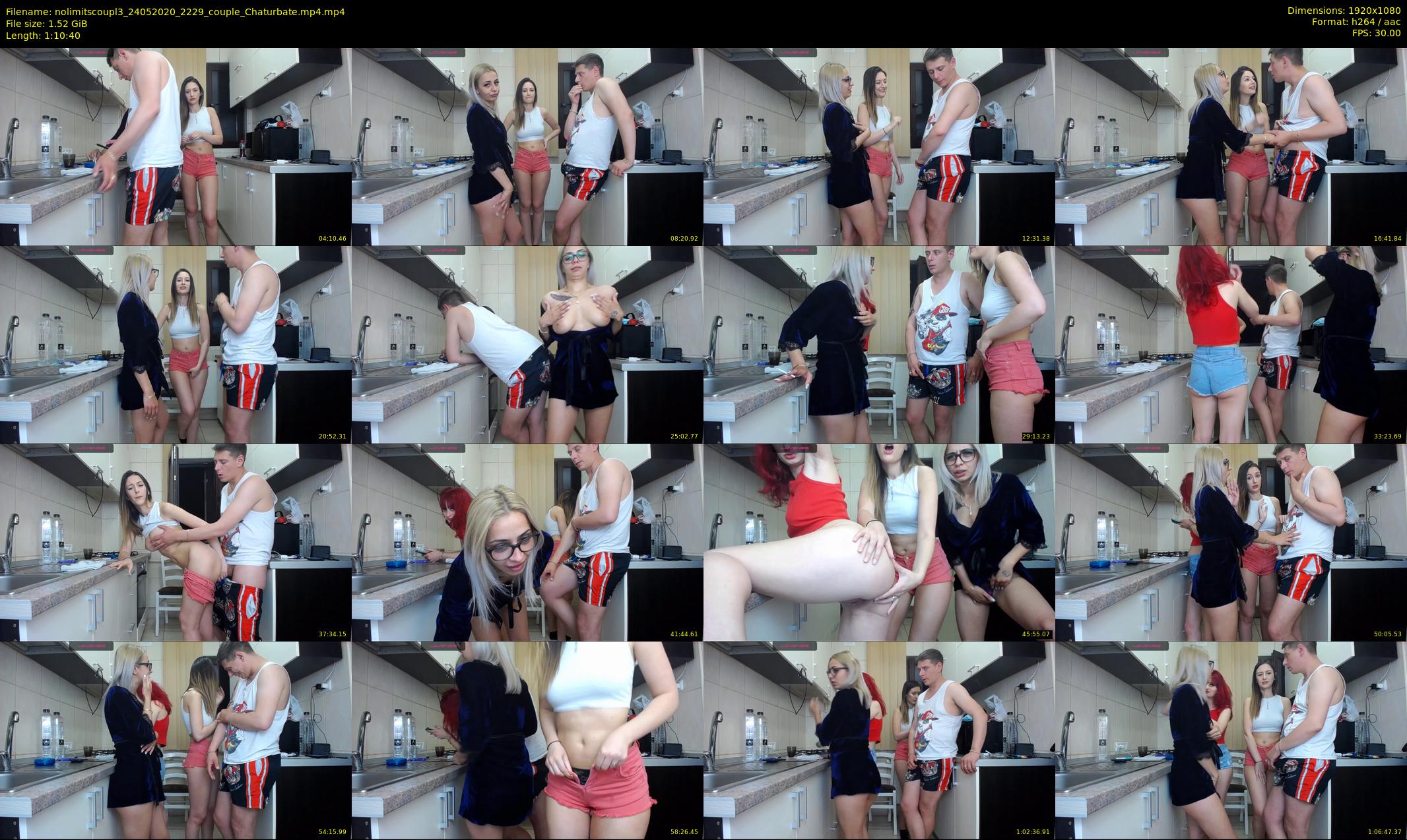 nolimitscoupl3 — 71 minute Chaturbate couple cam show recording, 1080p, May 24, 2020