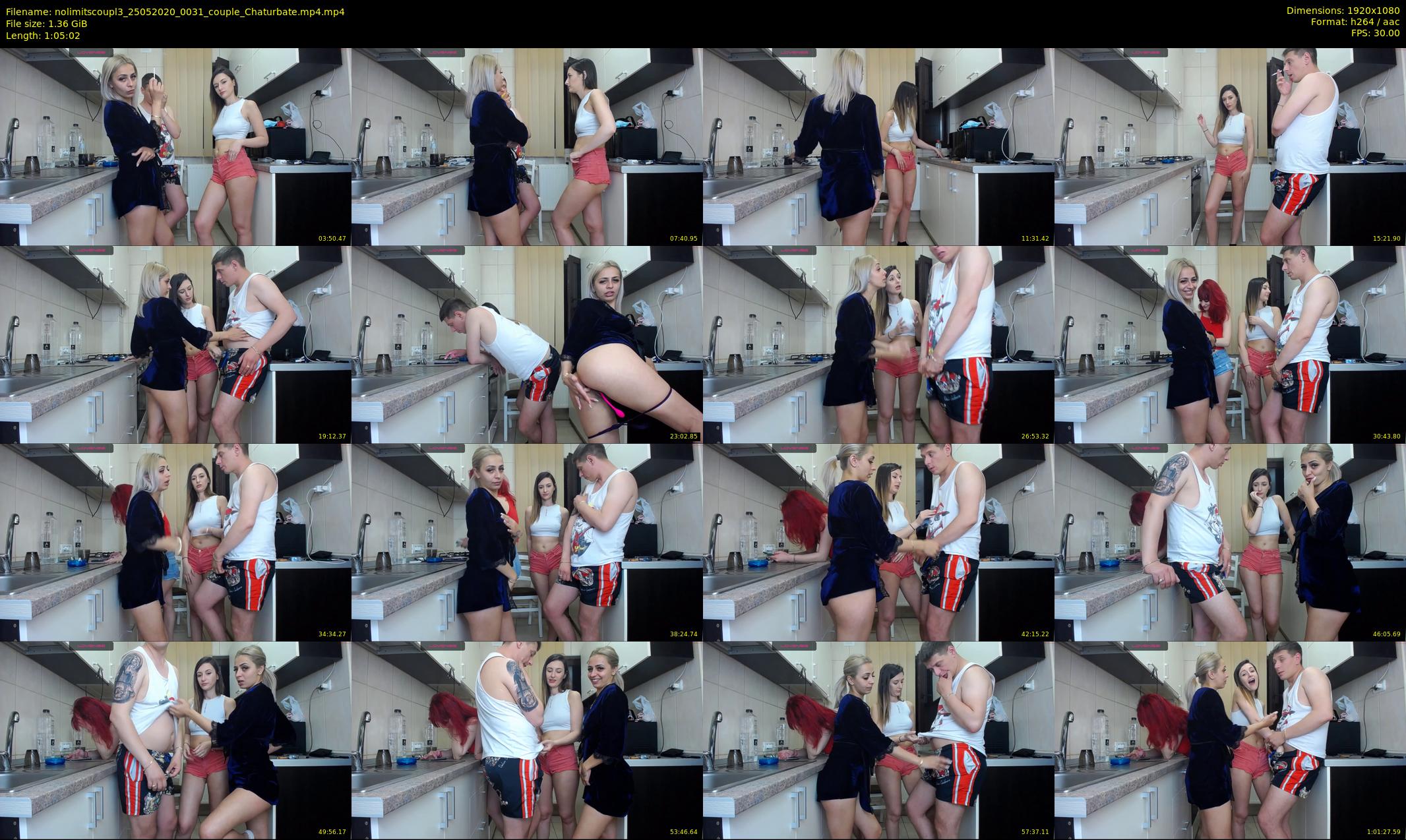 nolimitscoupl3 — 66 minute Chaturbate couple cam show recording, 1080p, May 25, 2020