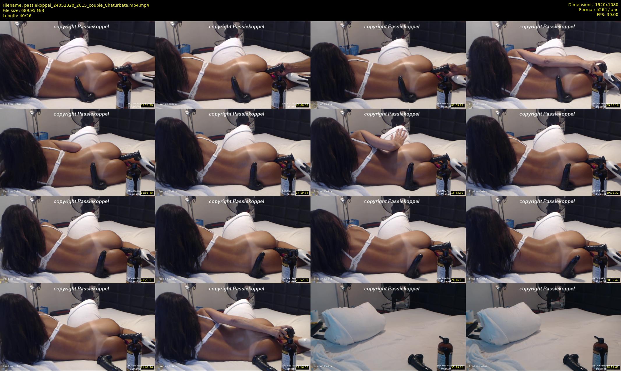 passiekoppel — 41 minute Chaturbate couple cam show recording, 1080p, May 24, 2020