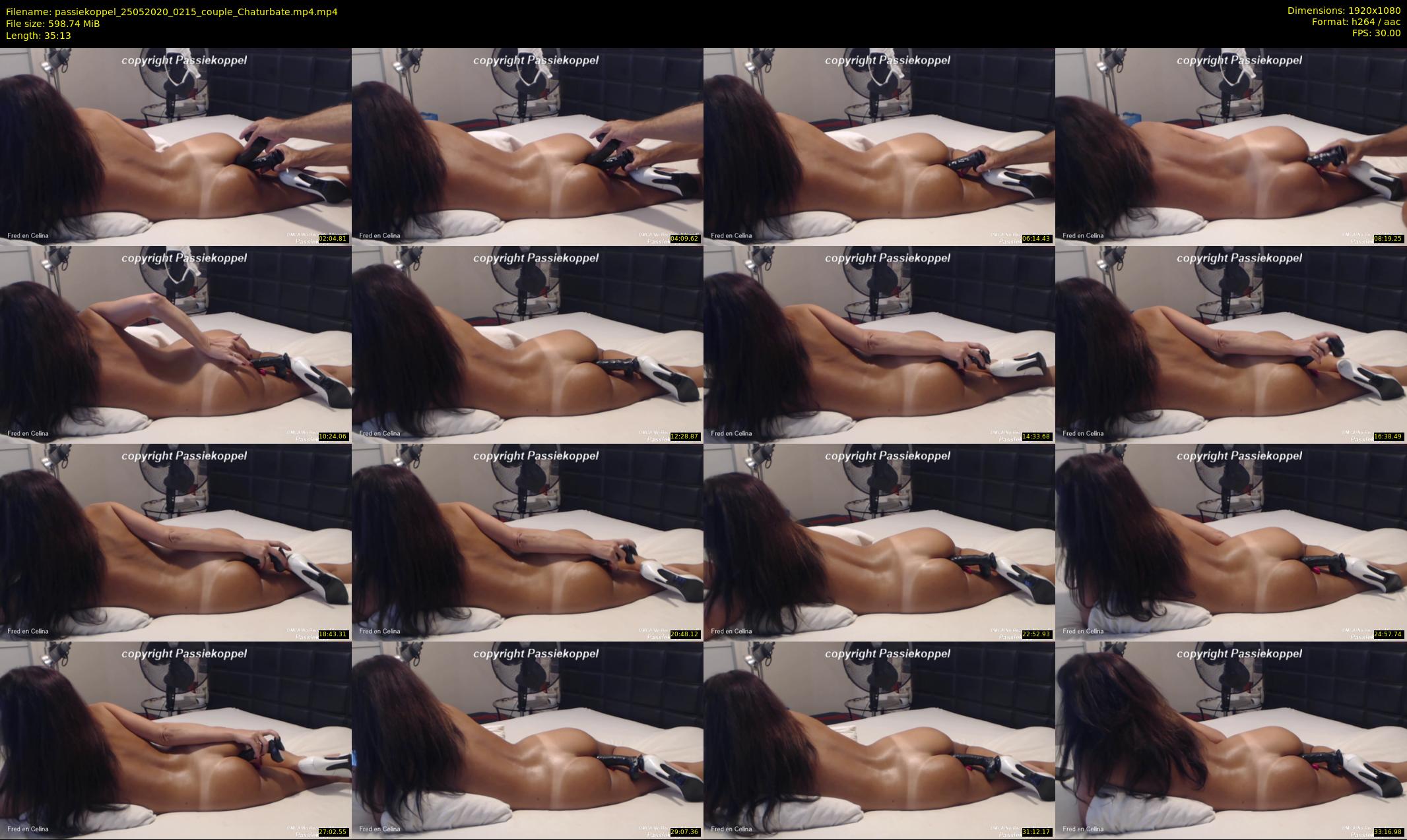 passiekoppel — 36 minute Chaturbate couple cam show recording, 1080p, May 25, 2020