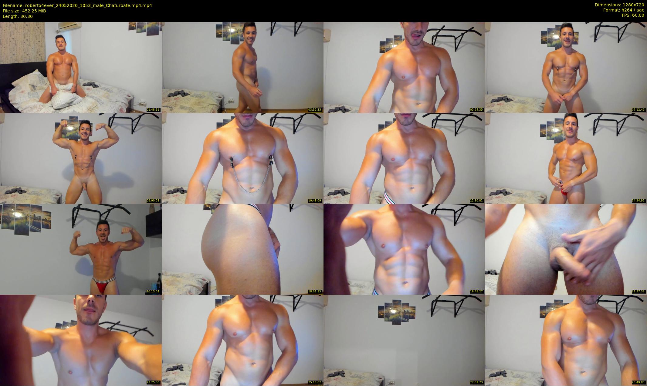 roberto4ever — 31 minute Chaturbate male cam show recording, 720p, May 24, 2020