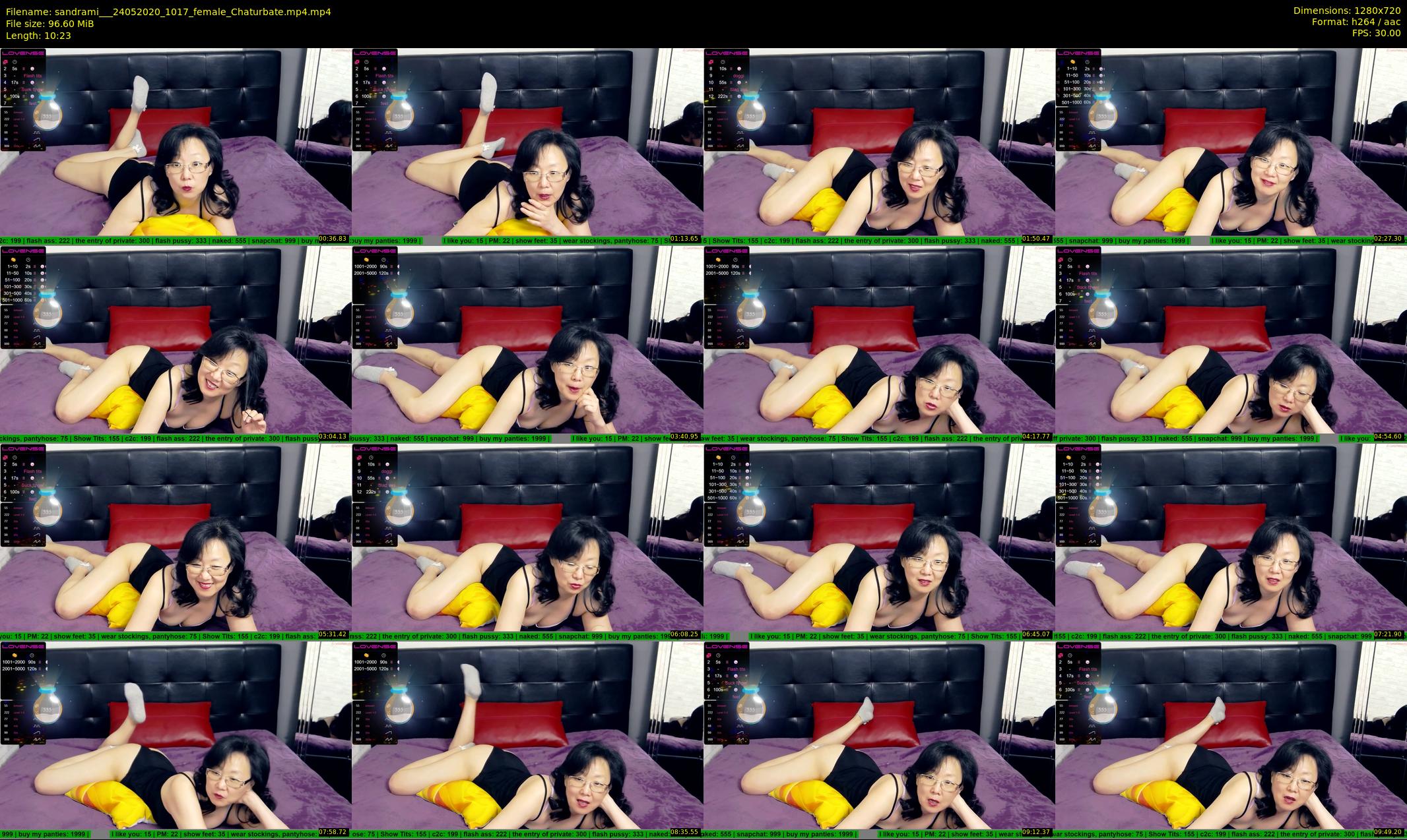 sandrami__ — 11 minute Chaturbate female cam show recording, 720p, May 24, 2020