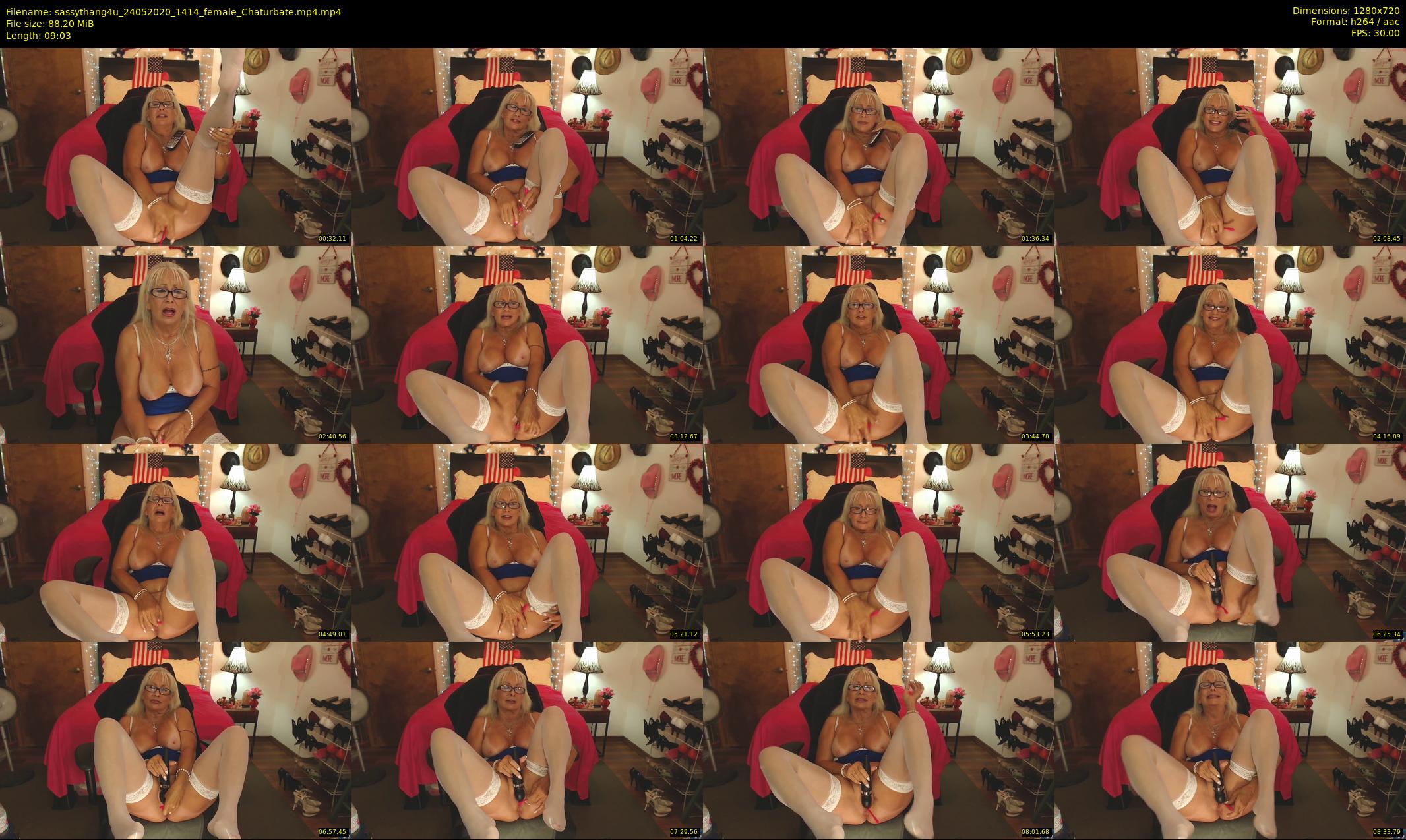 sassythang4u — 10 minute Chaturbate female cam show recording, 720p, May 24, 2020