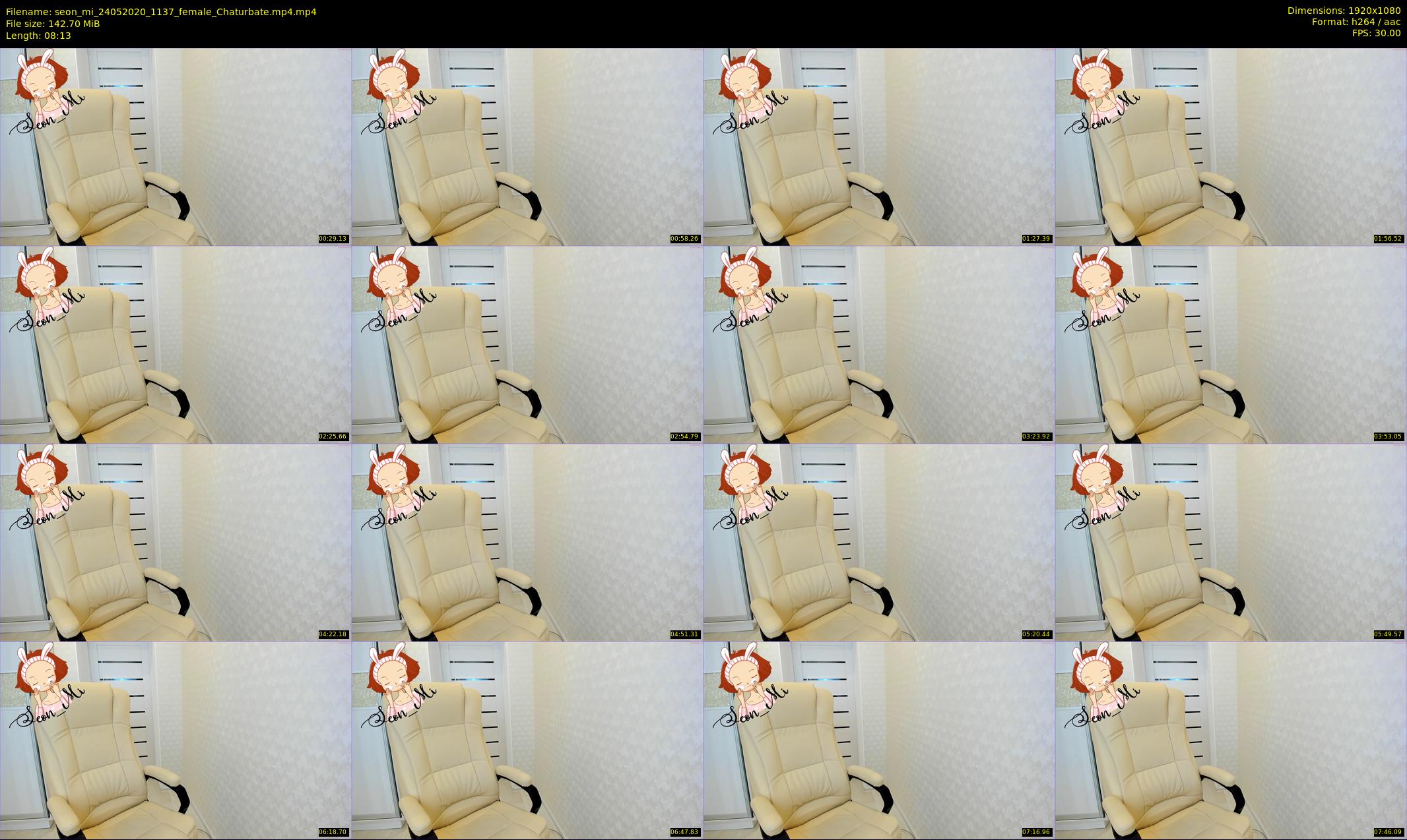 seon_mi — 9 minute Chaturbate female cam show recording, 1080p, May 24, 2020