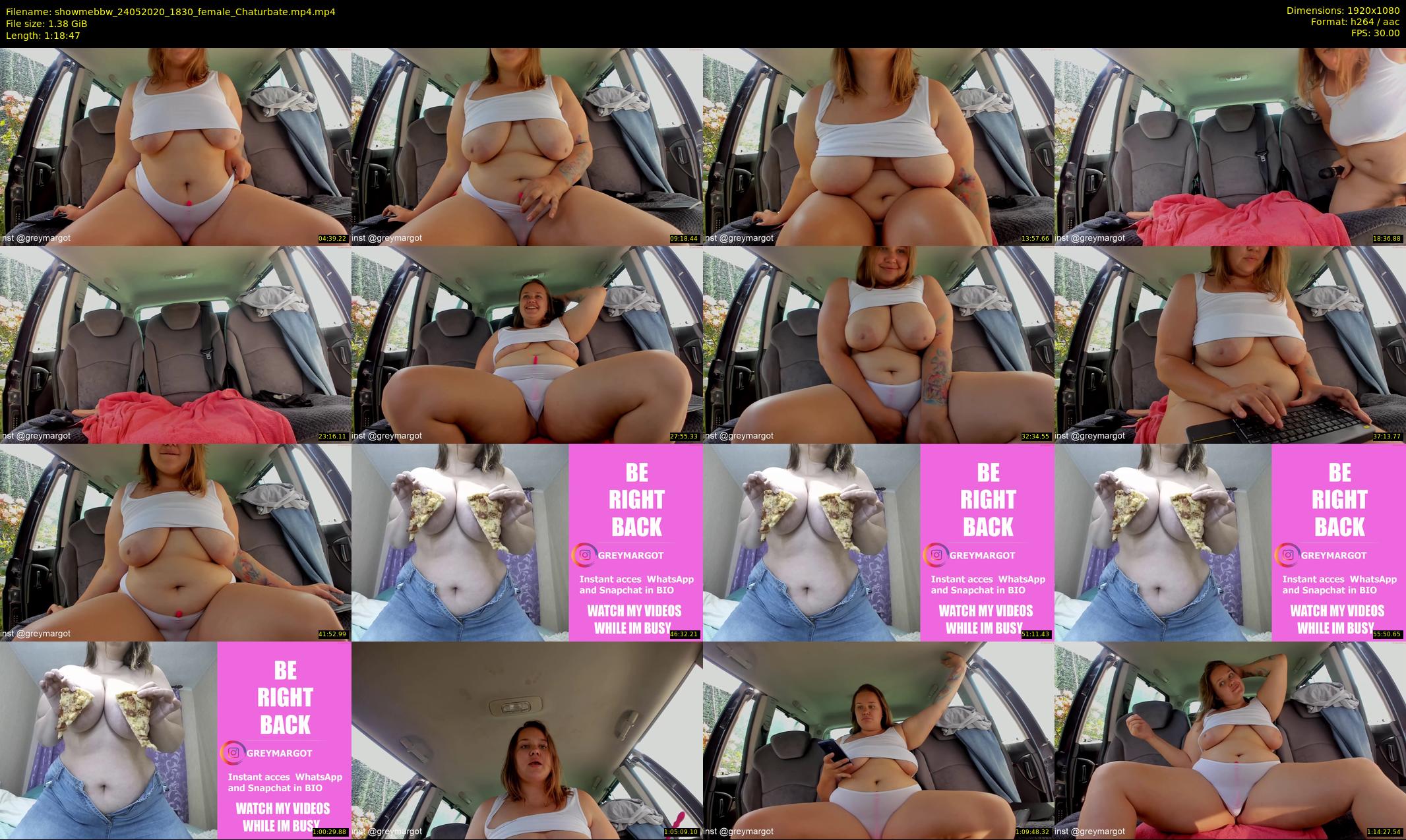 showmebbw — 79 minute Chaturbate female cam show recording, 1080p, May 24, 2020