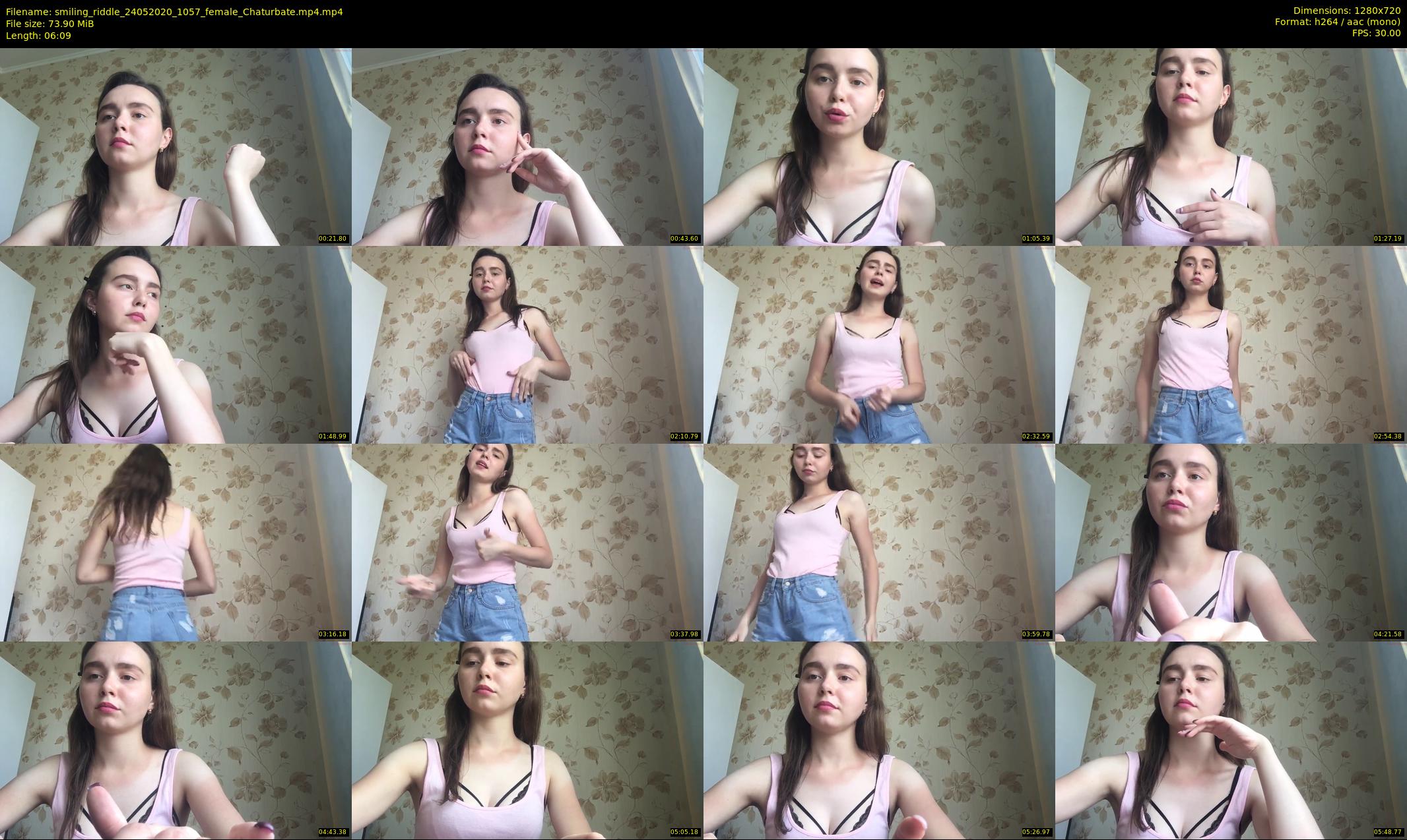 smiling_riddle — 7 minute Chaturbate female cam show recording, 720p, May 24, 2020