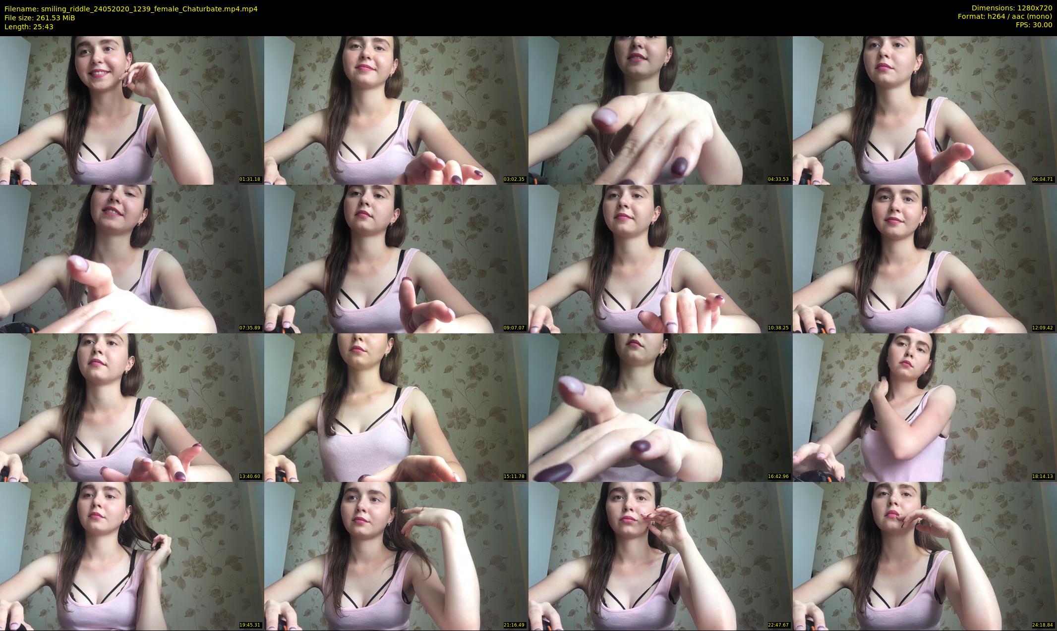 smiling_riddle — 26 minute Chaturbate female cam show recording, 720p, May 24, 2020