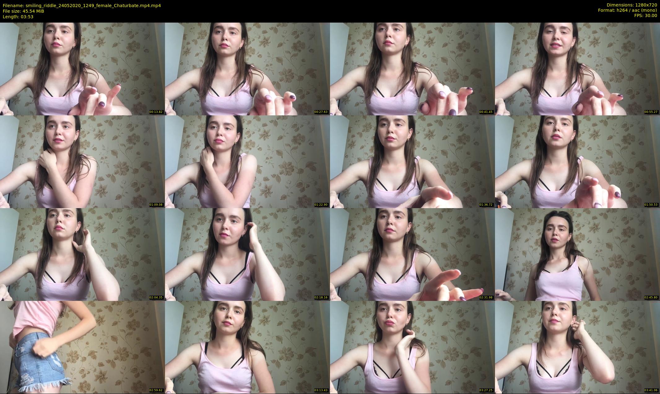 smiling_riddle — 4 minute Chaturbate female cam show recording, 720p, May 24, 2020