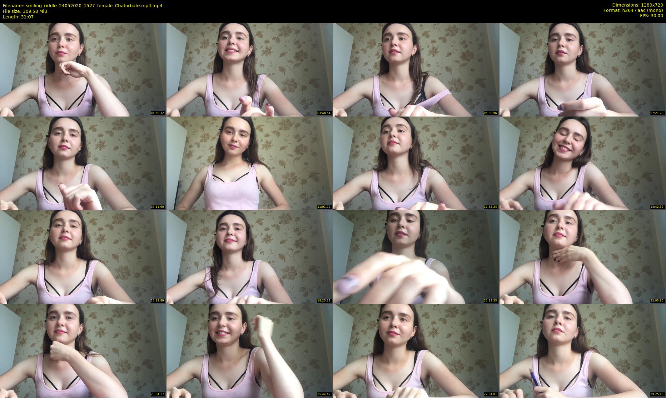 smiling_riddle — 32 minute Chaturbate female cam show recording, 720p, May 24, 2020