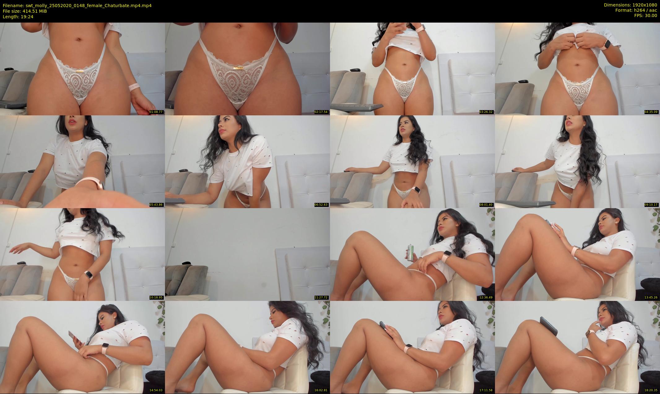 swt_molly — 20 minute Chaturbate female cam show recording, 1080p, May 25, 2020