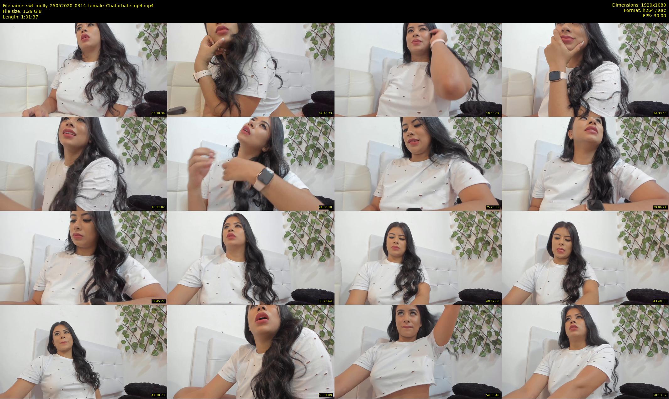 swt_molly — 62 minute Chaturbate female cam show recording, 1080p, May 25, 2020