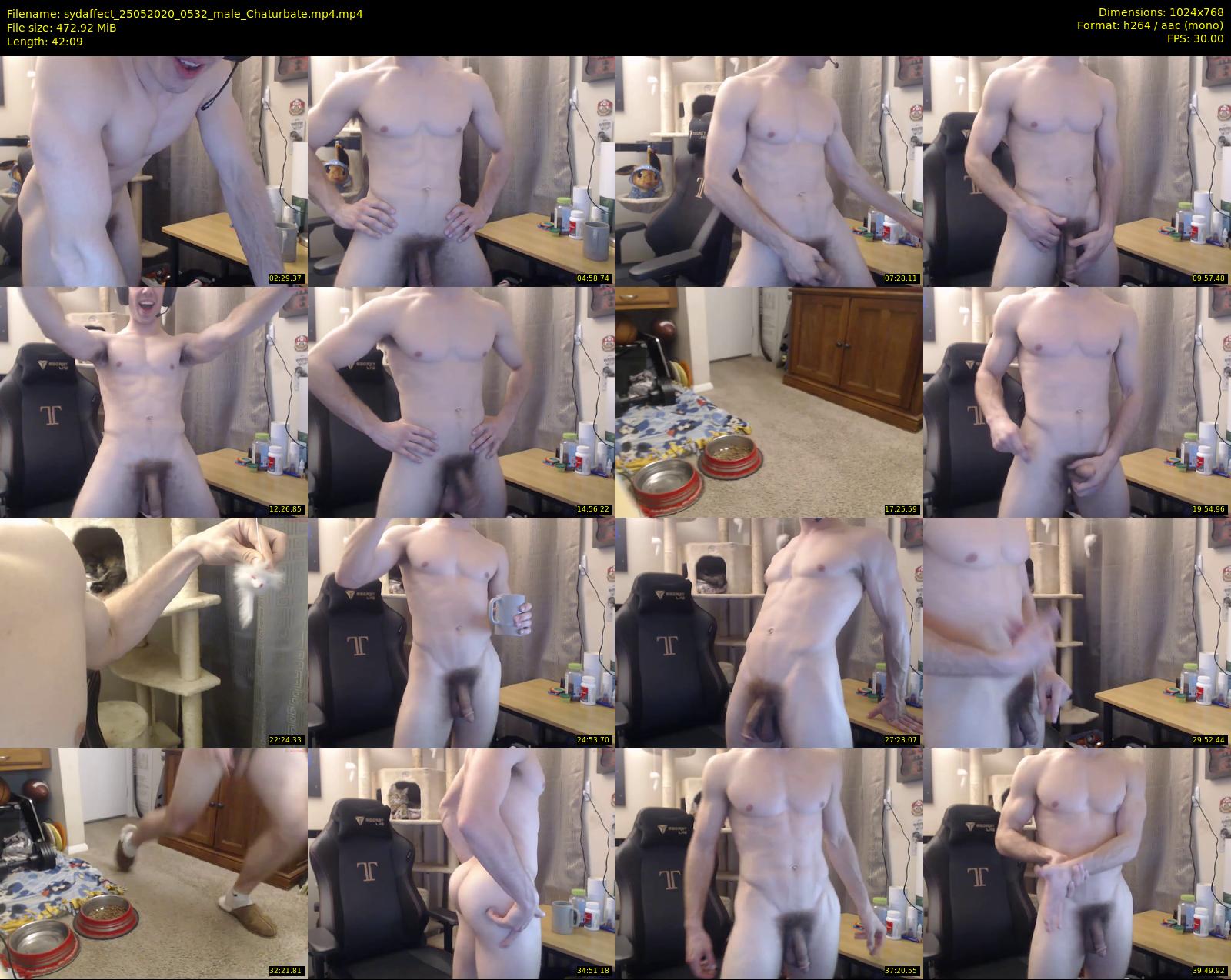 sydaffect — 43 minute Chaturbate male cam show recording, 720p, May 25, 2020