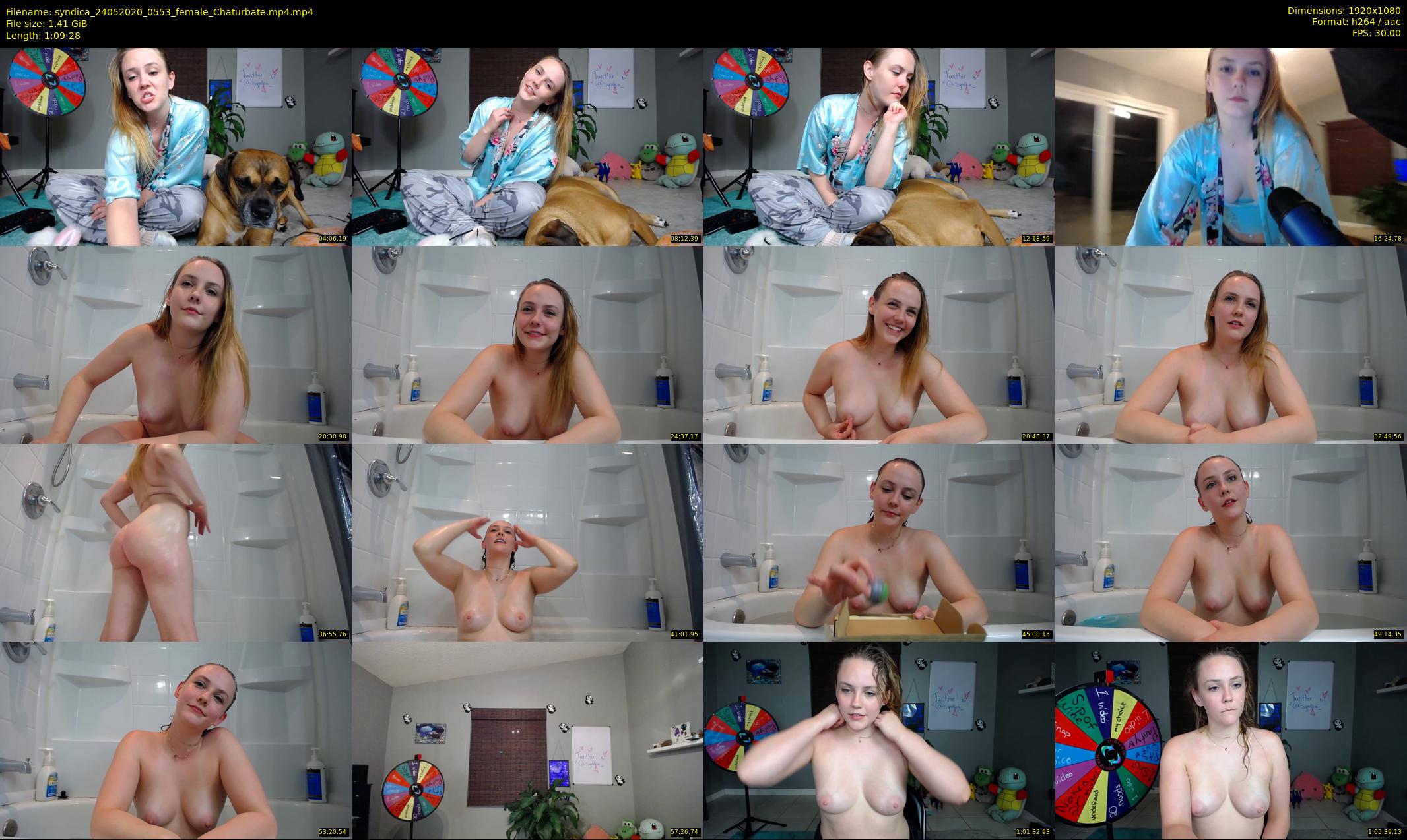 syndica — 70 minute Chaturbate female cam show recording, 1080p, May 24, 2020