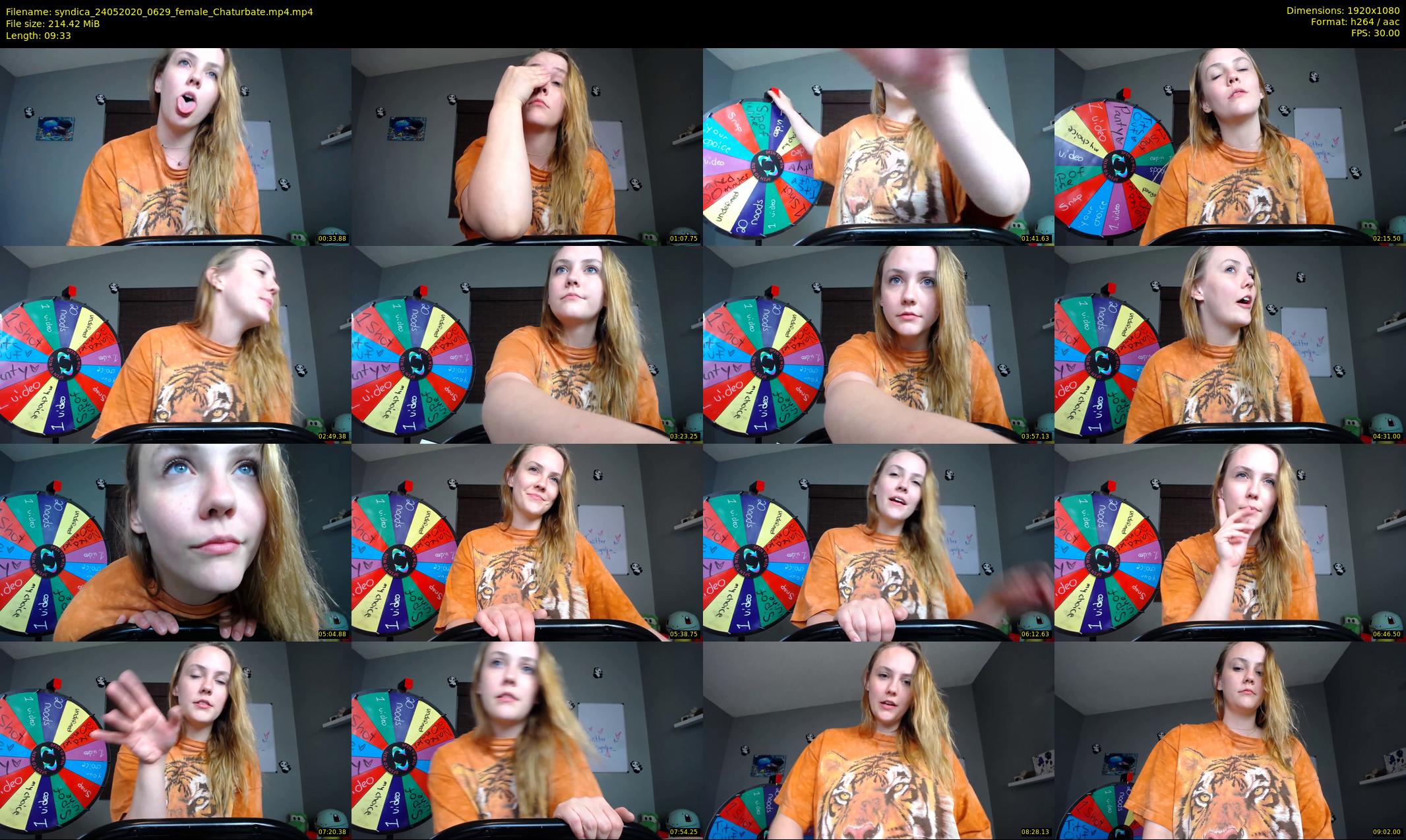 syndica — 10 minute Chaturbate female cam show recording, 1080p, May 24, 2020