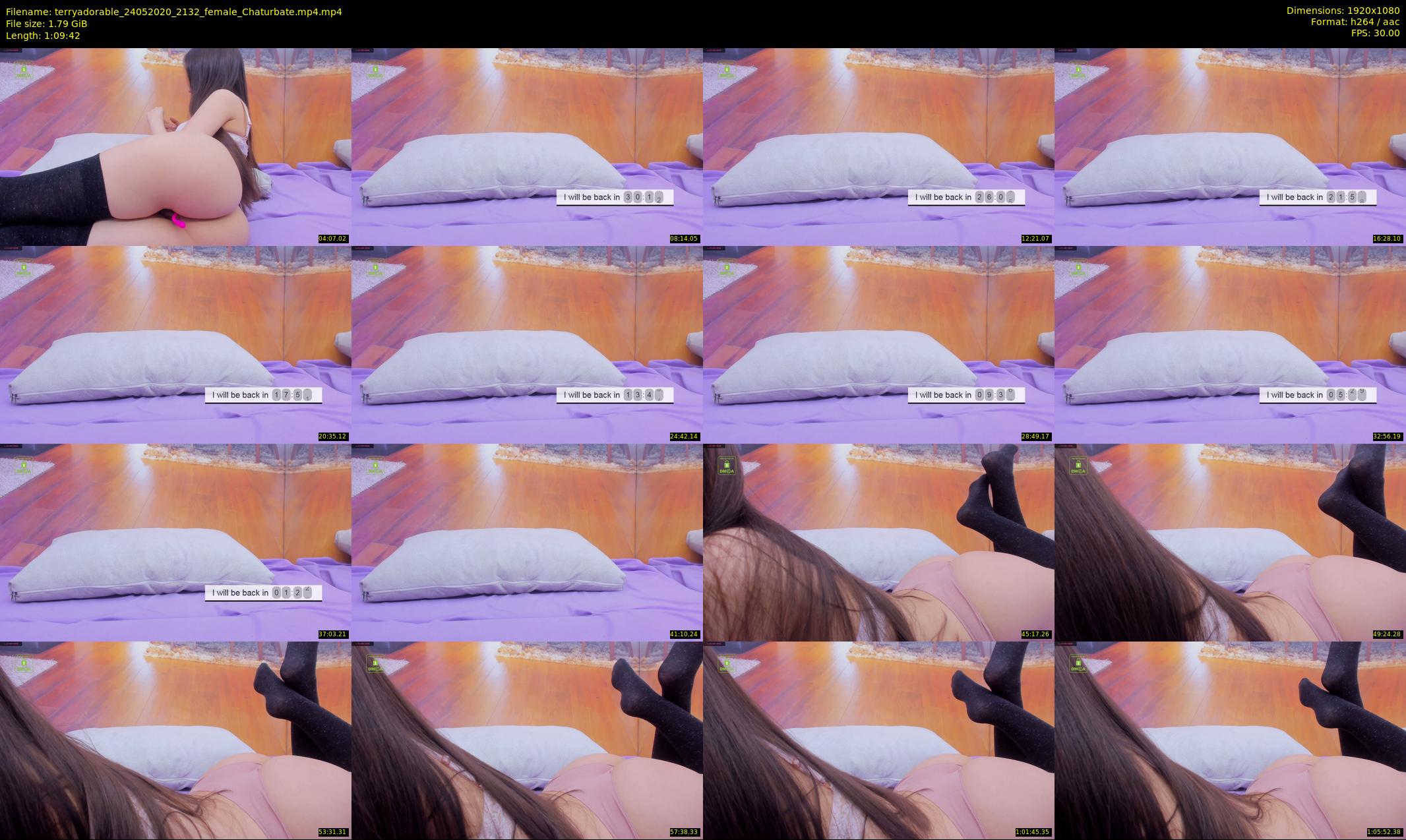 terryadorable — 70 minute Chaturbate female cam show recording, 1080p, May 24, 2020