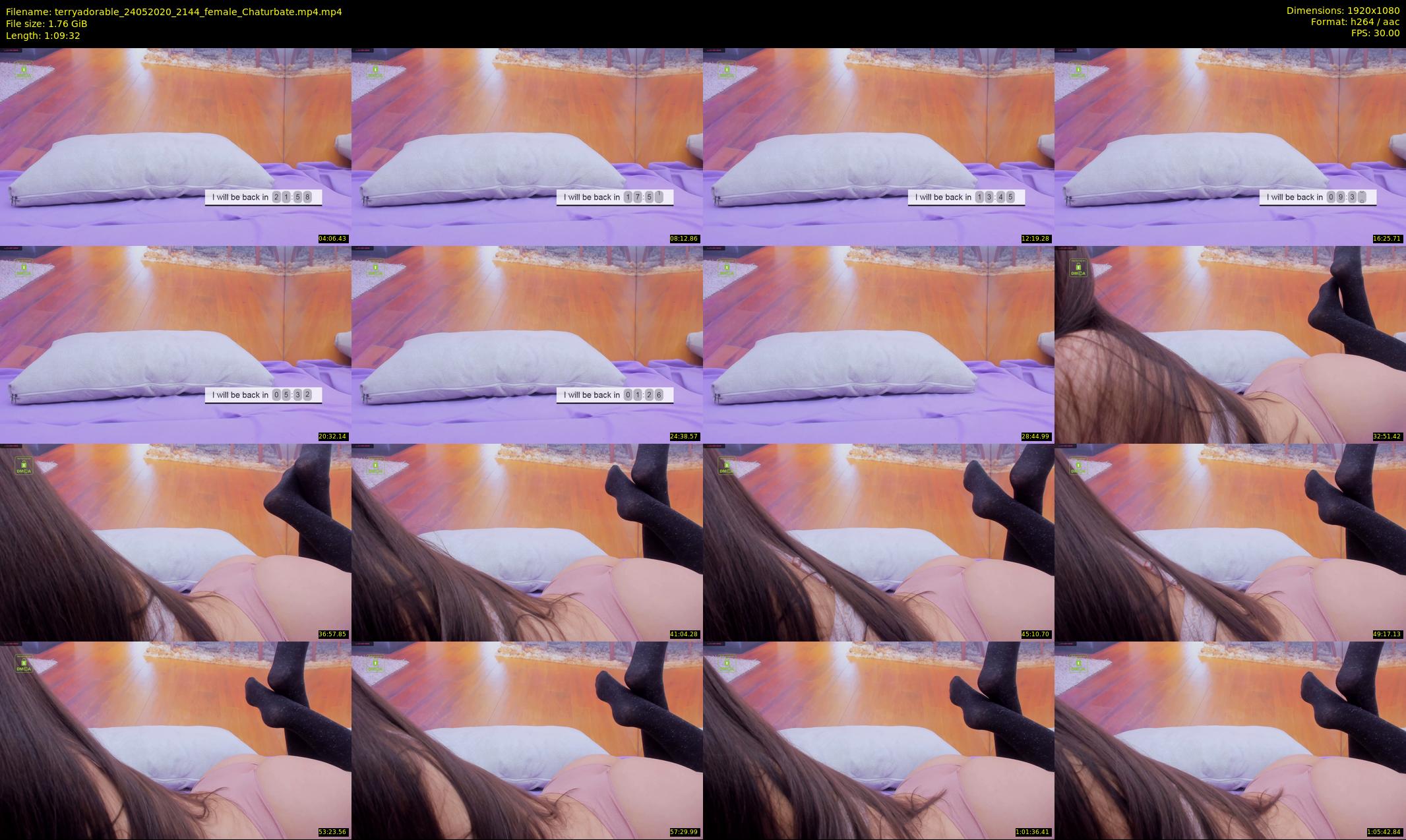 terryadorable — 70 minute Chaturbate female cam show recording, 1080p, May 24, 2020