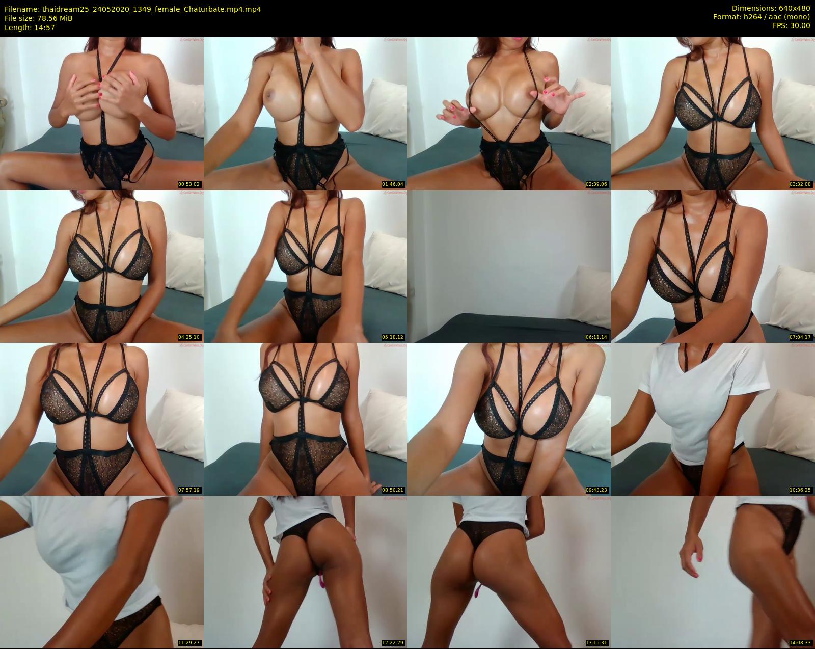 thaidream25 — 15 minute Chaturbate female cam show recording, 480p, May 24, 2020