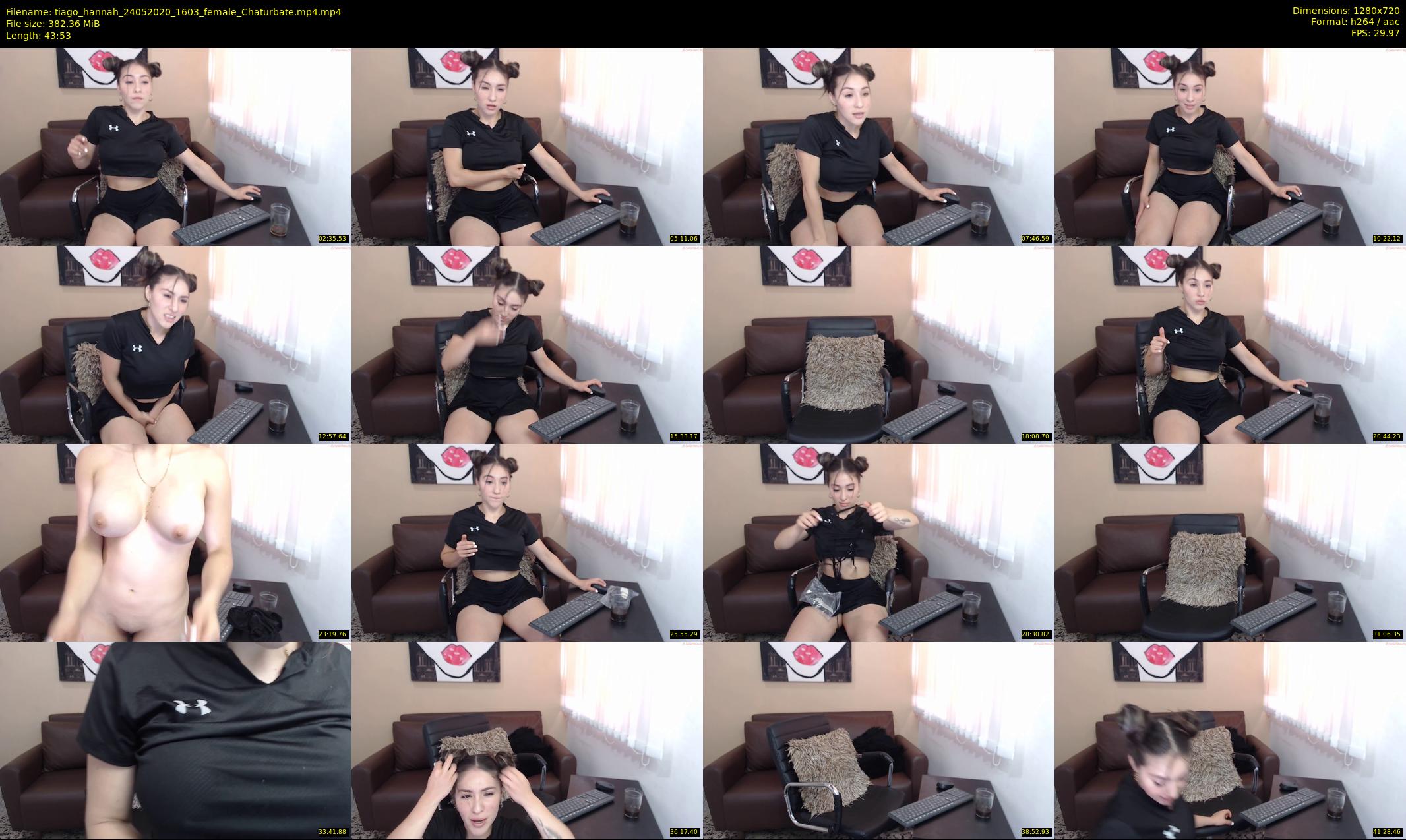 tiago_hannah — 44 minute Chaturbate couple cam show recording, 720p, May 24, 2020