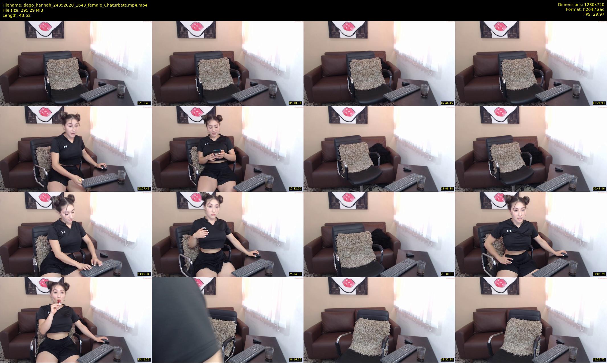 tiago_hannah — 44 minute Chaturbate couple cam show recording, 720p, May 24, 2020