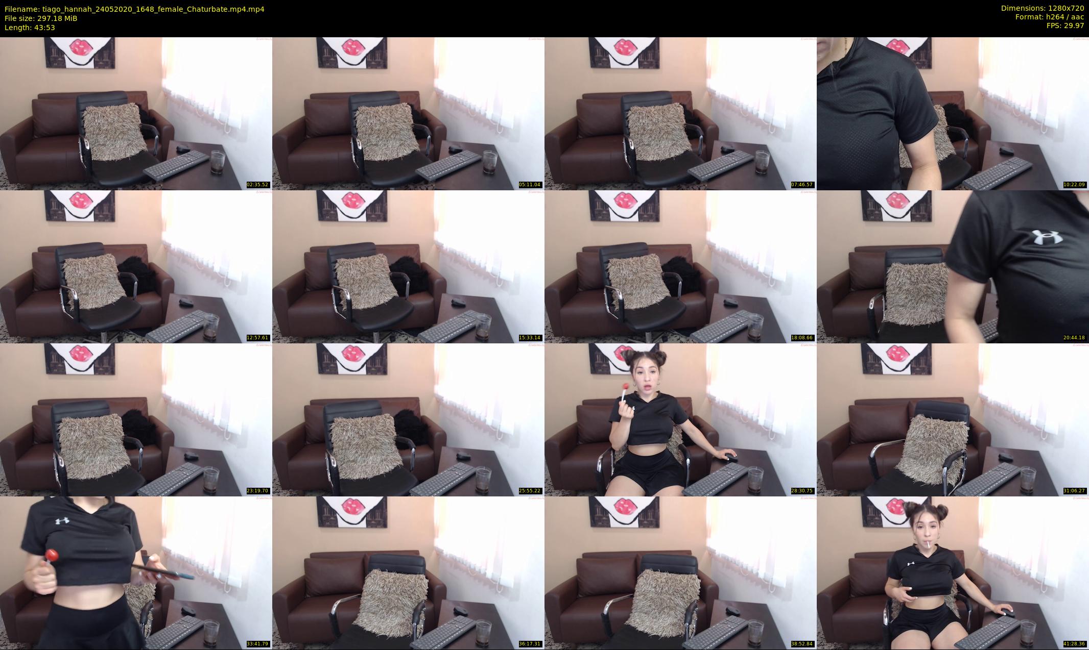 tiago_hannah — 44 minute Chaturbate couple cam show recording, 720p, May 24, 2020