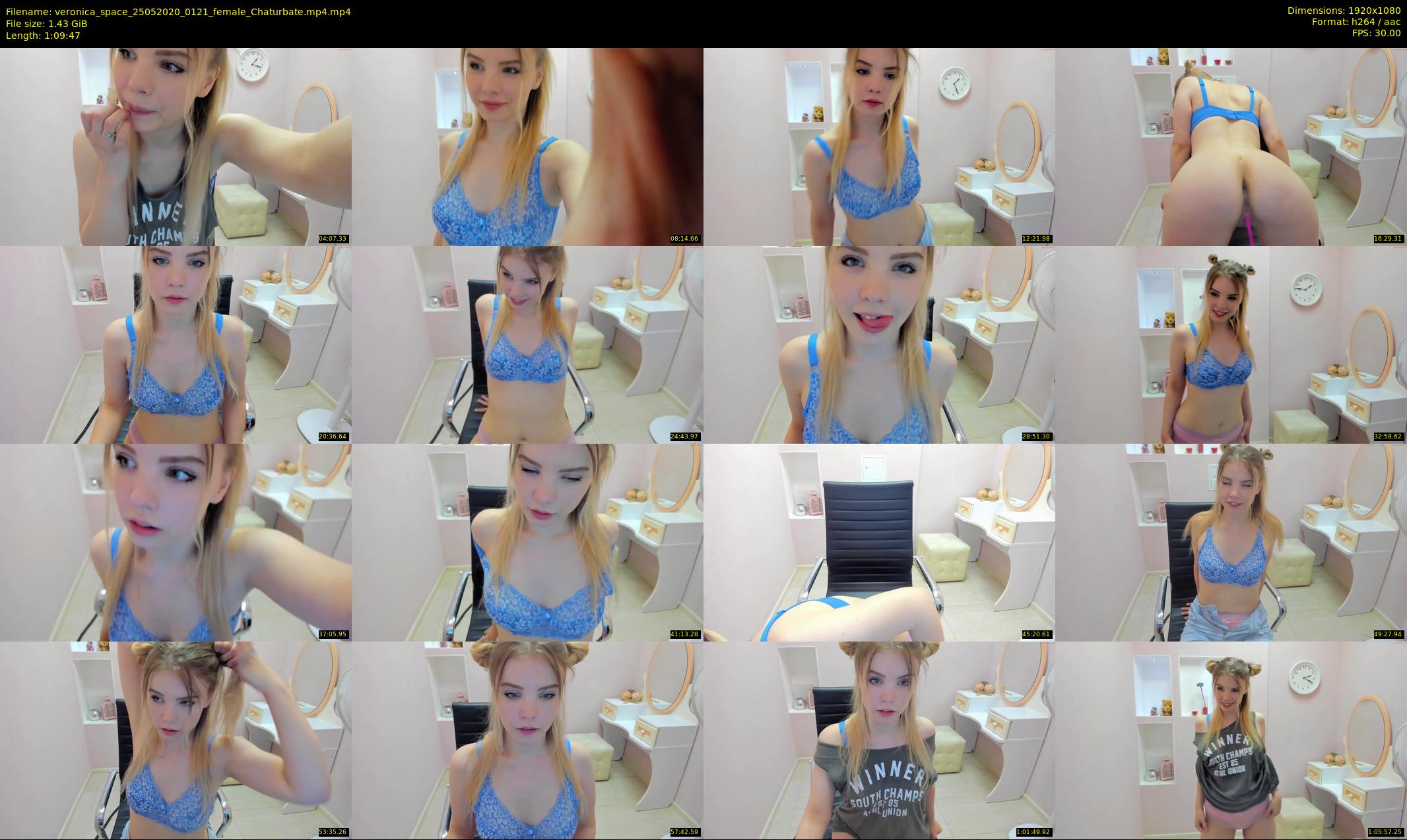 veronica_space — 70 minute Chaturbate female cam show recording, 1080p, May 25, 2020