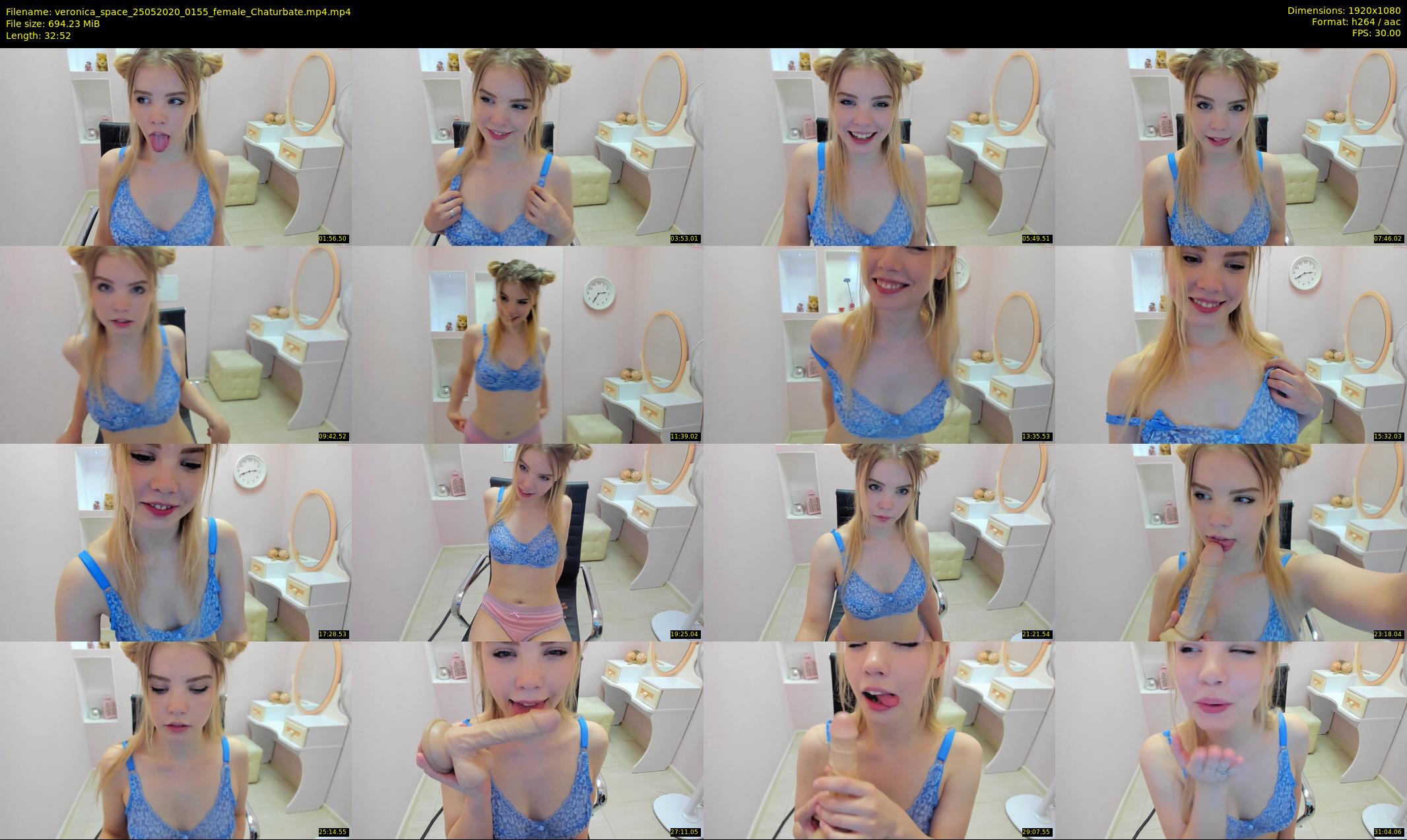 veronica_space — 33 minute Chaturbate female cam show recording, 1080p, May 25, 2020