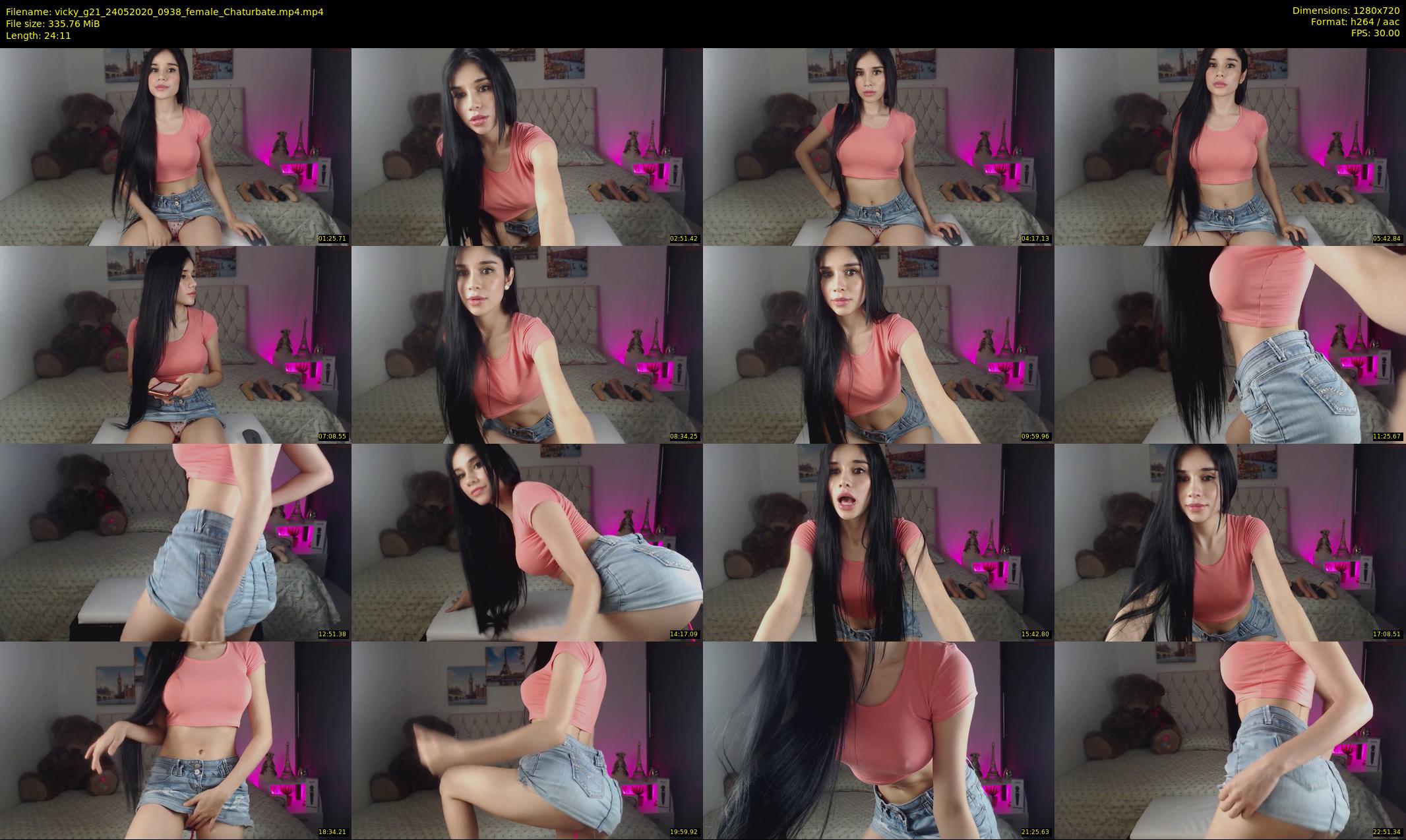 vicky_g21 — 25 minute Chaturbate female cam show recording, 720p, May 24, 2020