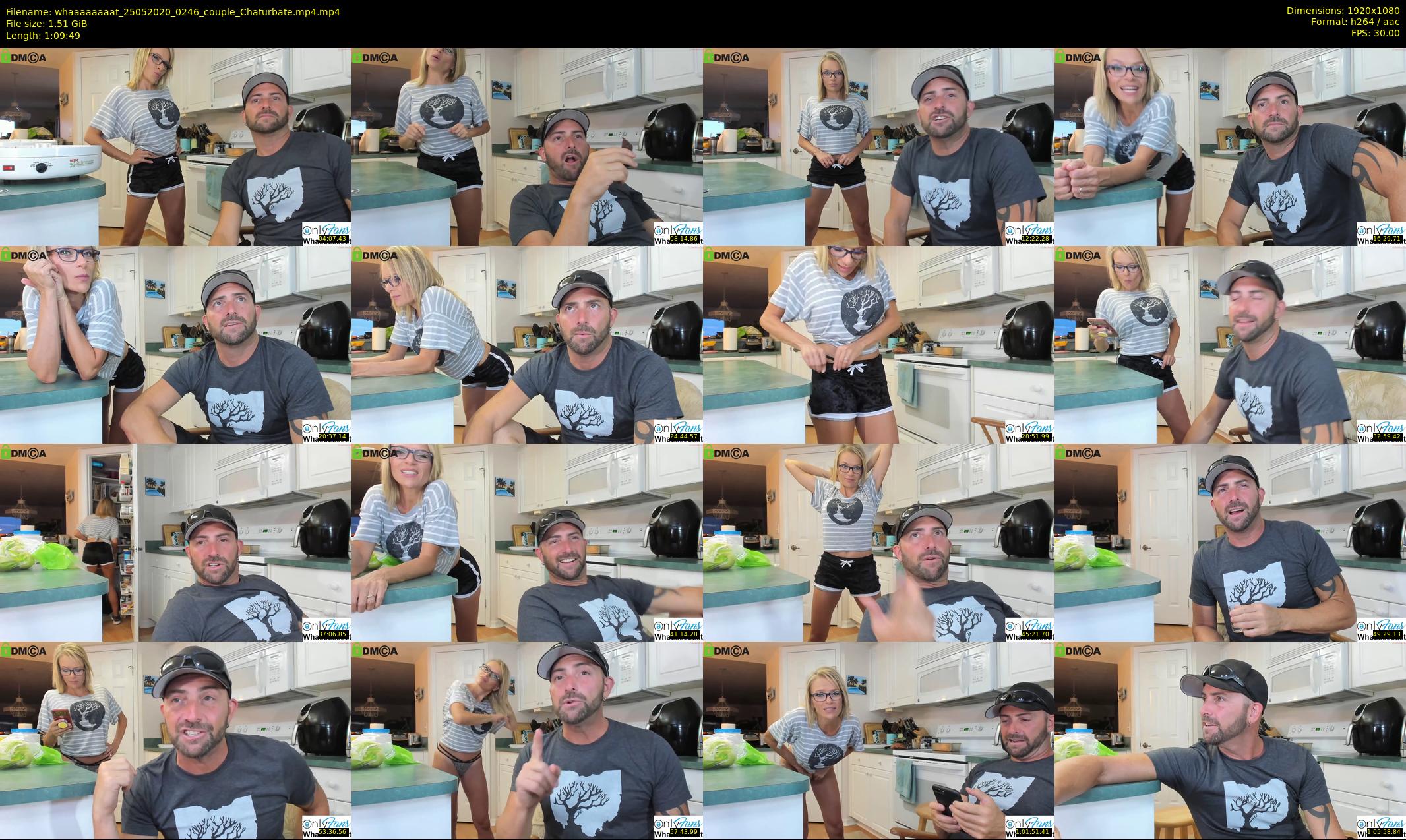 whaaaaaaaat — 70 minute Chaturbate couple cam show recording, 1080p, May 25, 2020