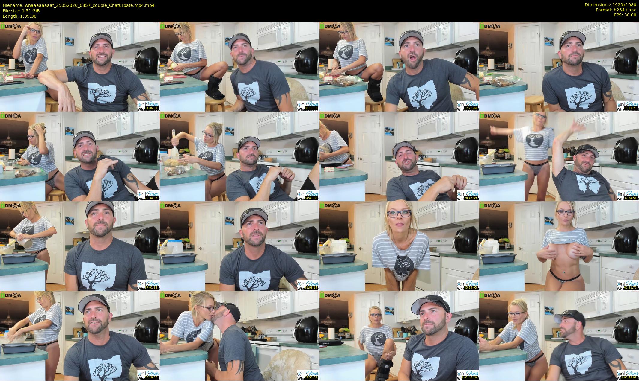 whaaaaaaaat — 70 minute Chaturbate couple cam show recording, 1080p, May 25, 2020