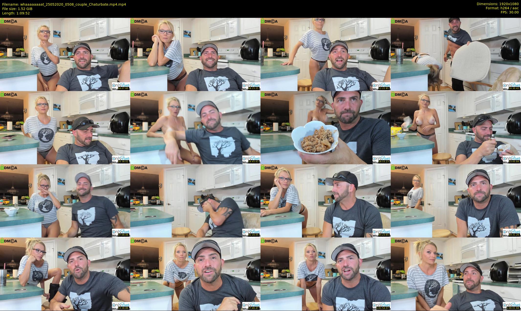 whaaaaaaaat — 70 minute Chaturbate couple cam show recording, 1080p, May 25, 2020
