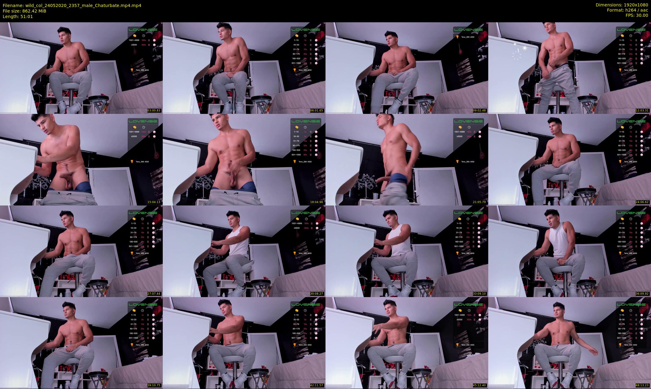 wild_col — 52 minute Chaturbate male cam show recording, 1080p, May 24, 2020