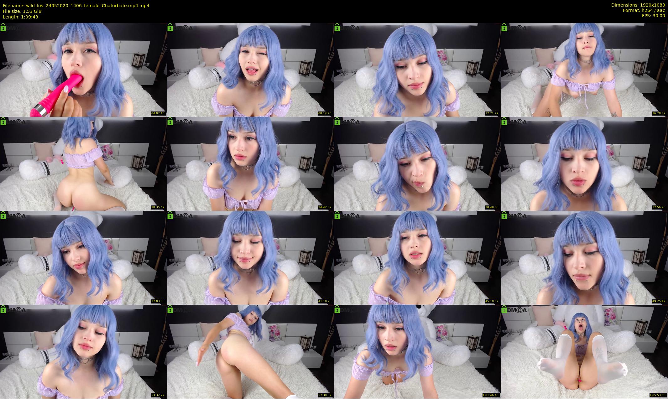 wild_lov — 70 minute Chaturbate female cam show recording, 1080p, May 24, 2020