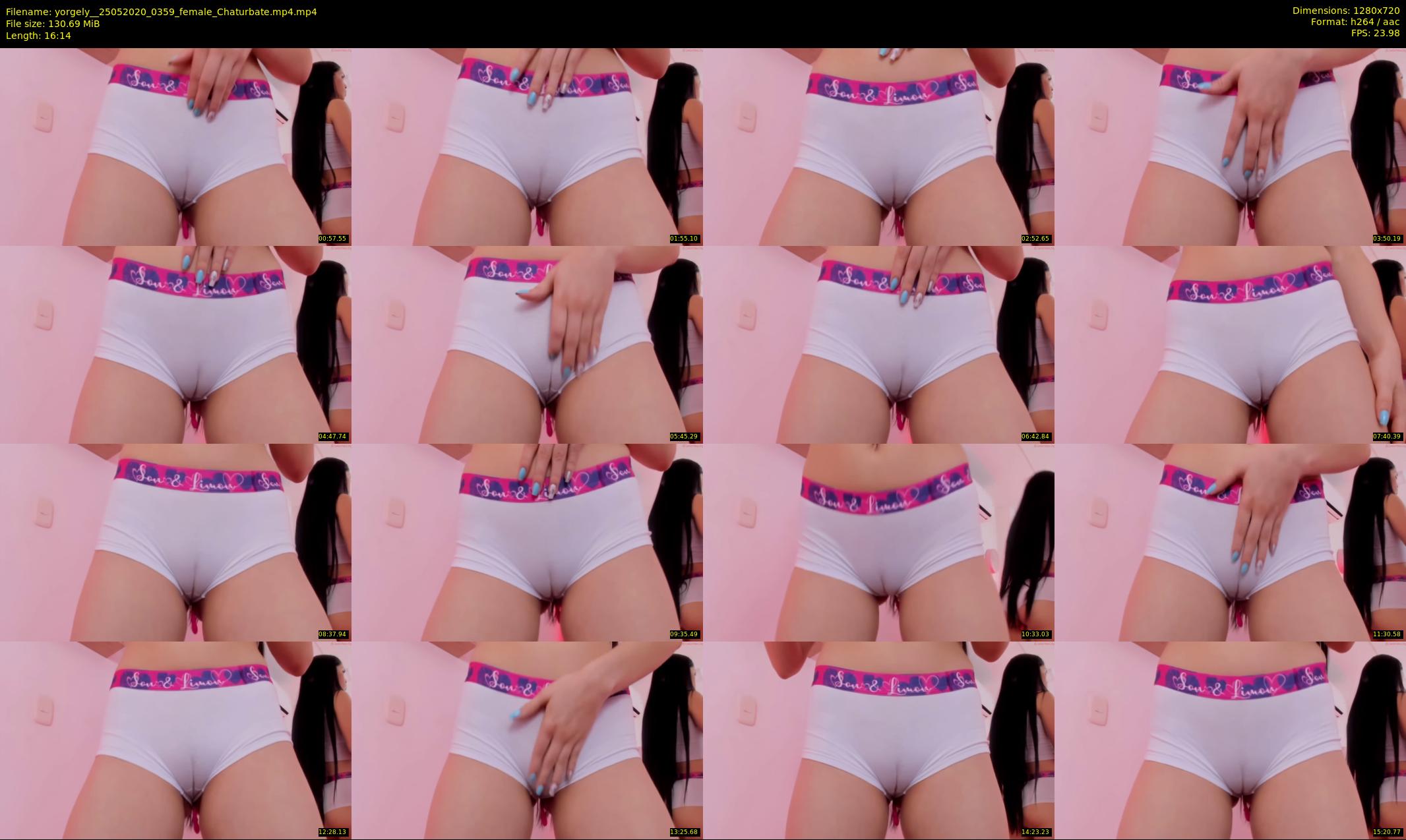 yorgely_ — 17 minute Chaturbate female cam show recording, 720p, May 25, 2020