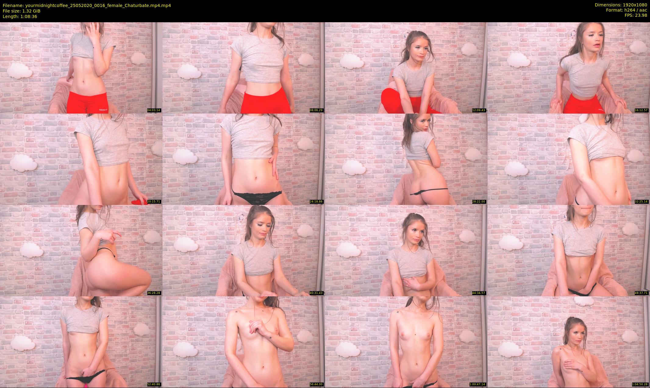 yourmidnightcoffee — 69 minute Chaturbate female cam show recording, 1080p, May 25, 2020