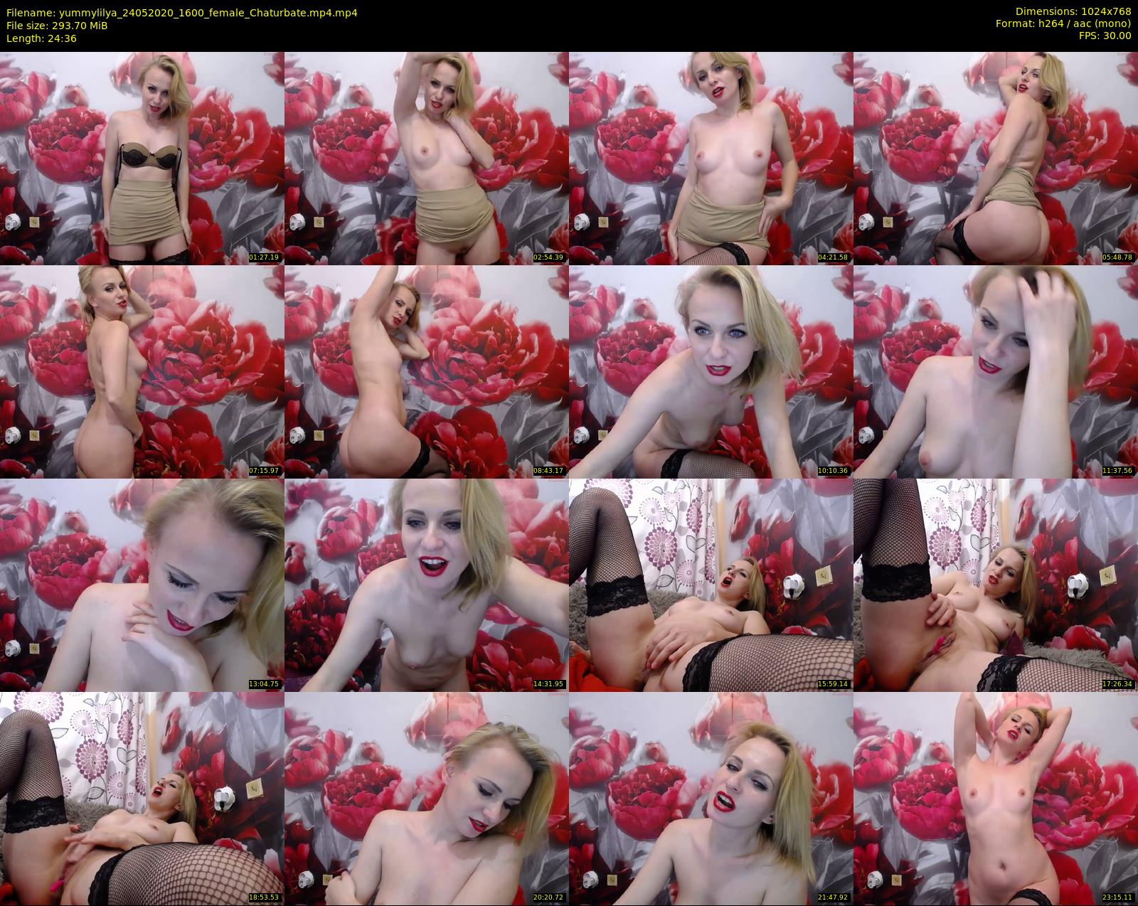 yummylilya — 25 minute Chaturbate female cam show recording, 720p, May 24, 2020
