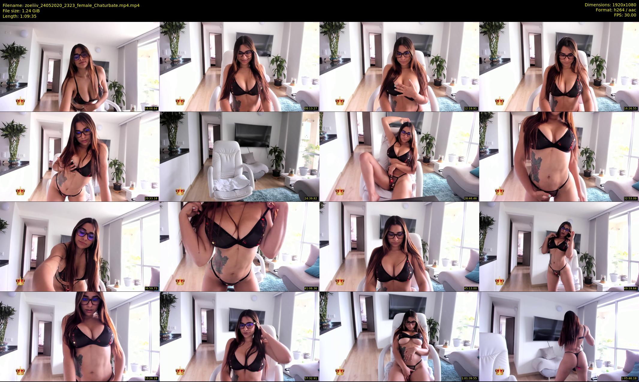 zoeliiv — 70 minute Chaturbate female cam show recording, 1080p, May 24, 2020