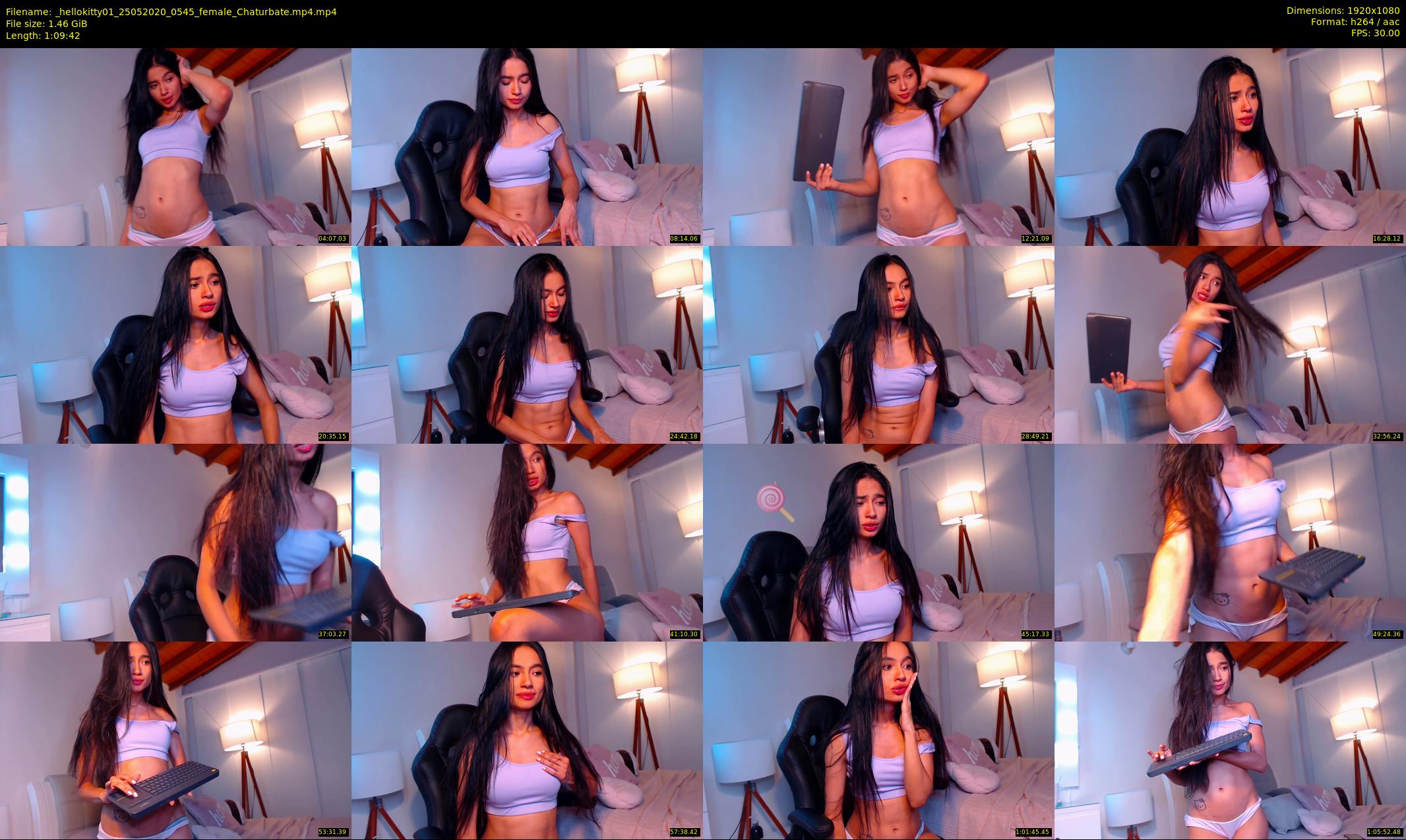 _hellokitty01 — 70 minute Chaturbate female cam show recording, 1080p, May 25, 2020