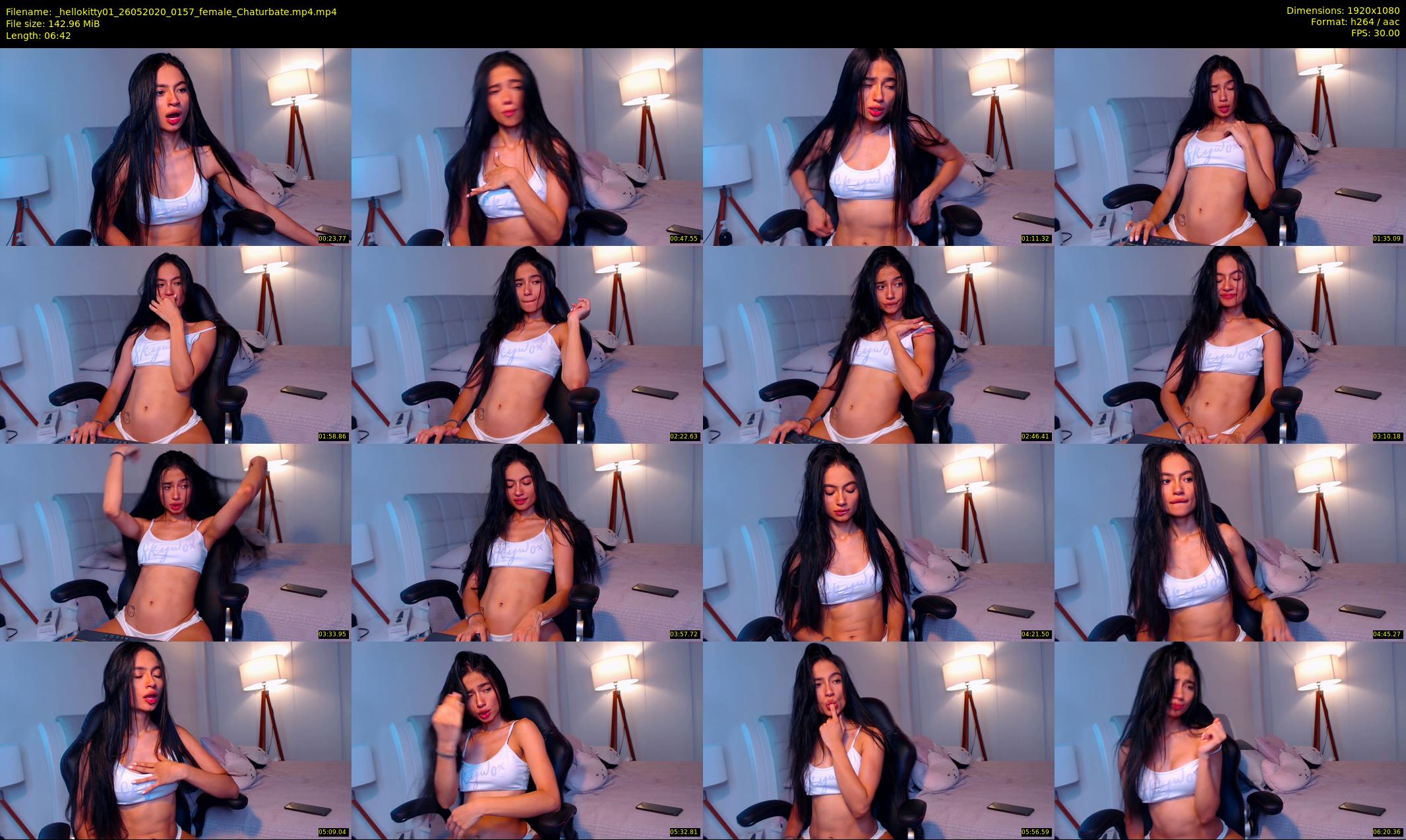 _hellokitty01 — 7 minute Chaturbate female cam show recording, 1080p, May 26, 2020