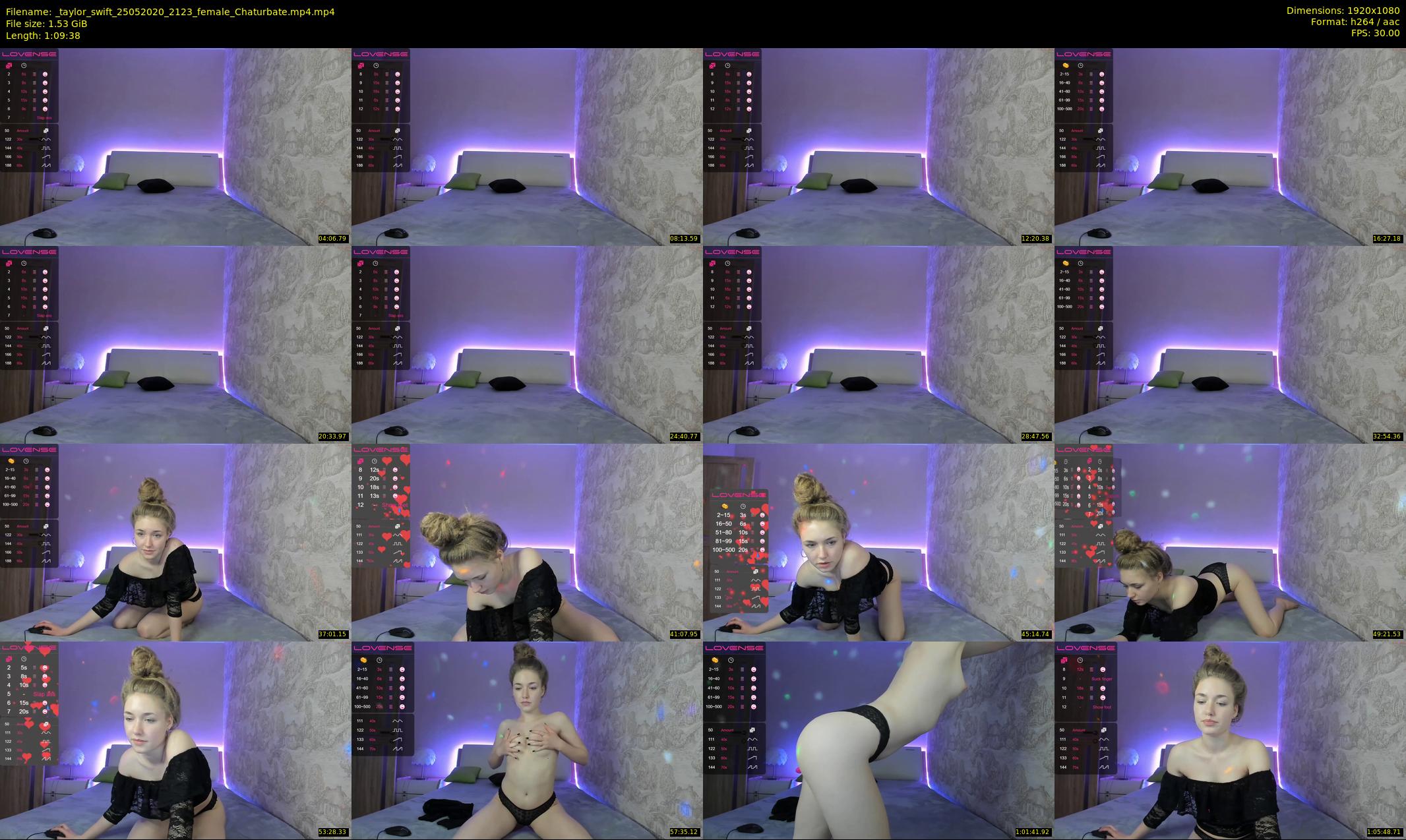 _taylor_swift — 70 minute Chaturbate female cam show recording, 1080p, May 25, 2020