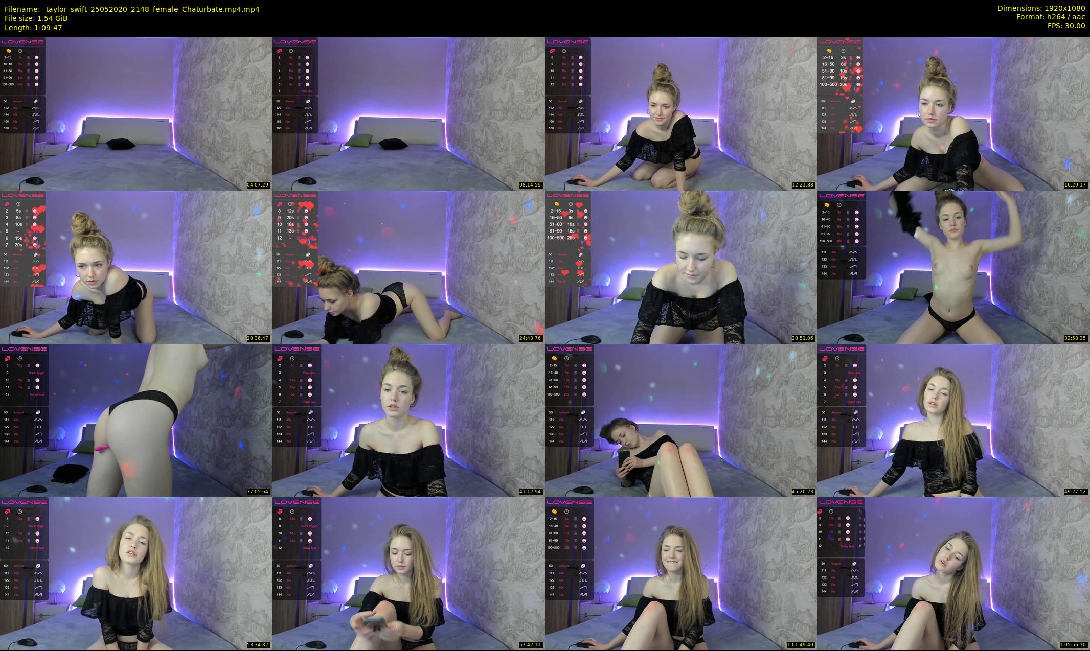 _taylor_swift — 70 minute Chaturbate female cam show recording, 1080p, May 25, 2020
